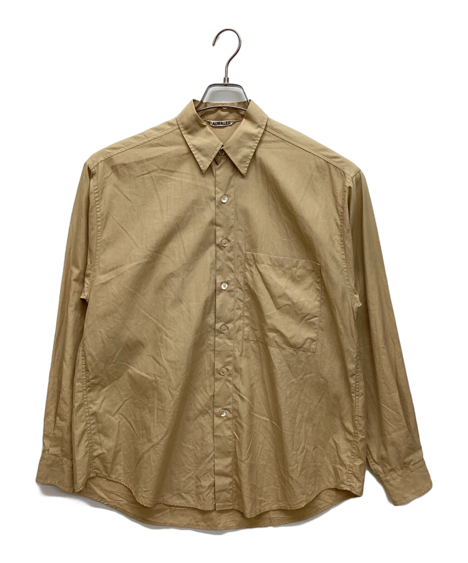 中古・古着通販】AURALEE (オーラリー) WASHED FINX TWILL BIG SHIRT 