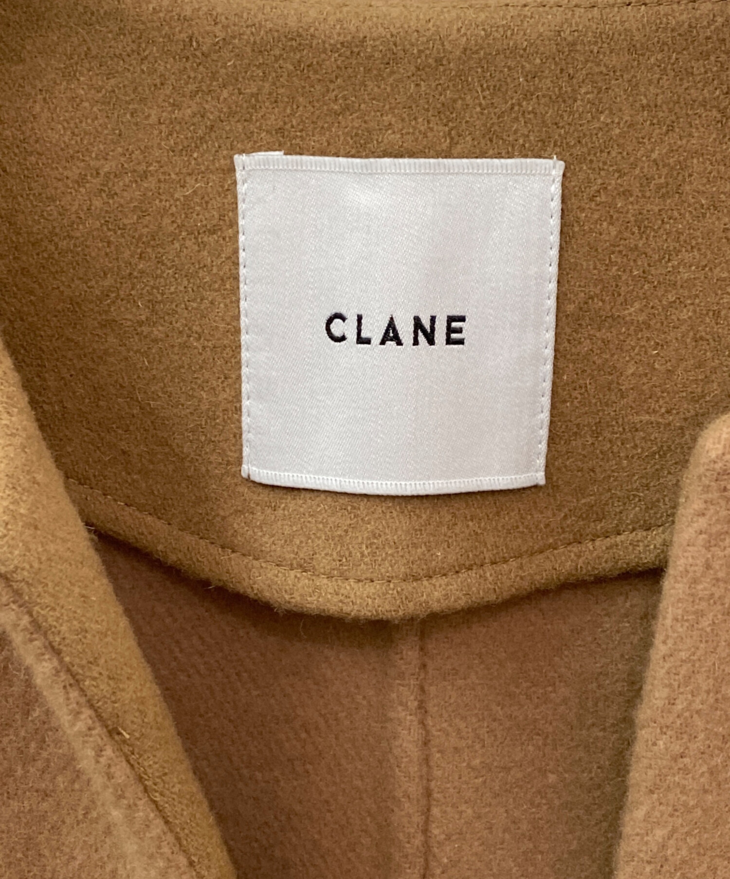 中古・古着通販】CLANE (クラネ) FRONT ZIP REVER GILET キャメル 