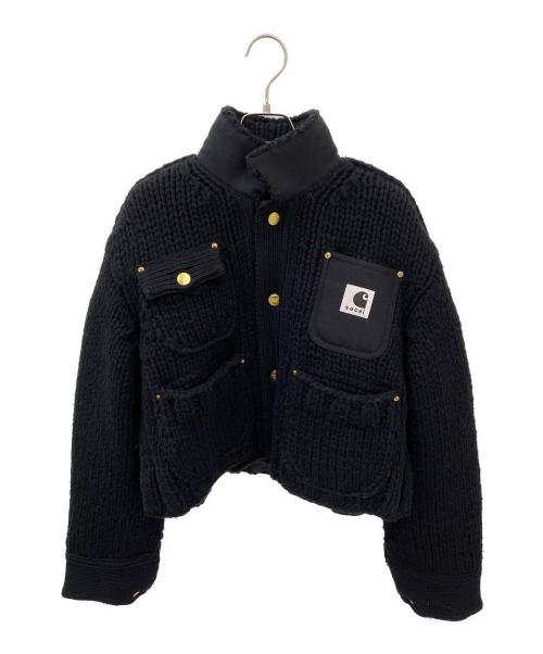 美品✨sacai ドッキングジャケット 千鳥 カーディガン 1 中古・古着通販】sacai (サカイ) CarHartt (カーハート) Knit Jacket