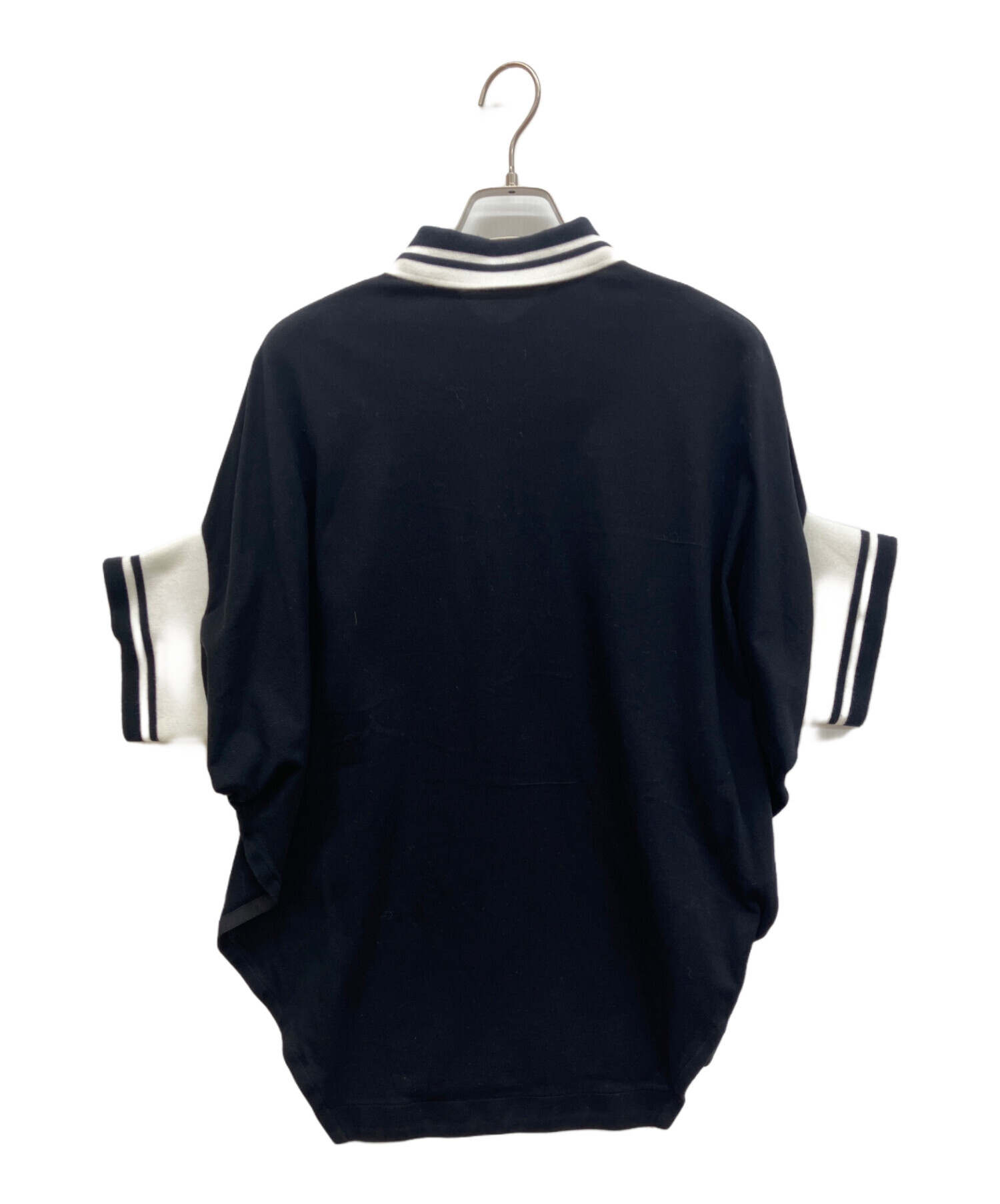 sacai S Pique Polo Shirt ポロシャツ 黒 2025年最新】sacai