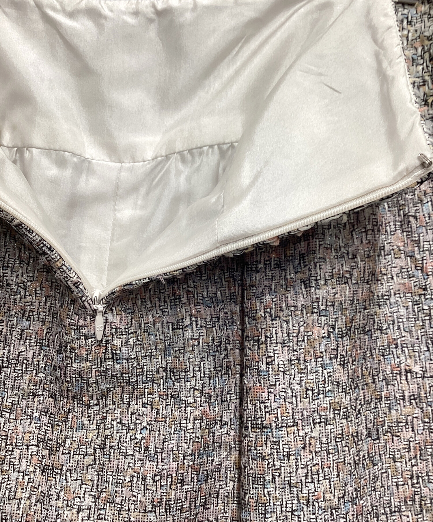 中古・古着通販】CHANEL (シャネル) ツイードスカート マルチカラー