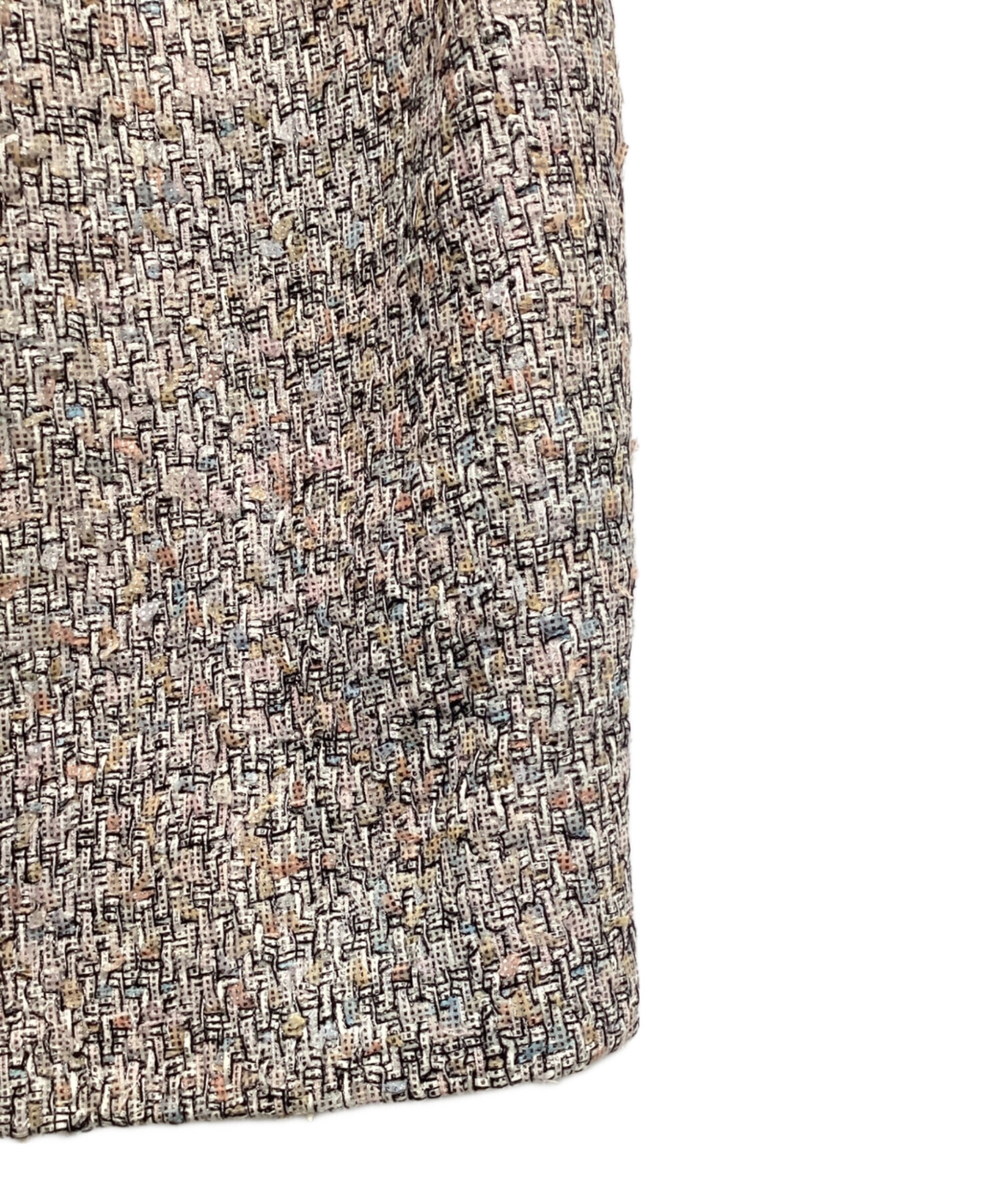 中古・古着通販】CHANEL (シャネル) ツイードスカート マルチカラー