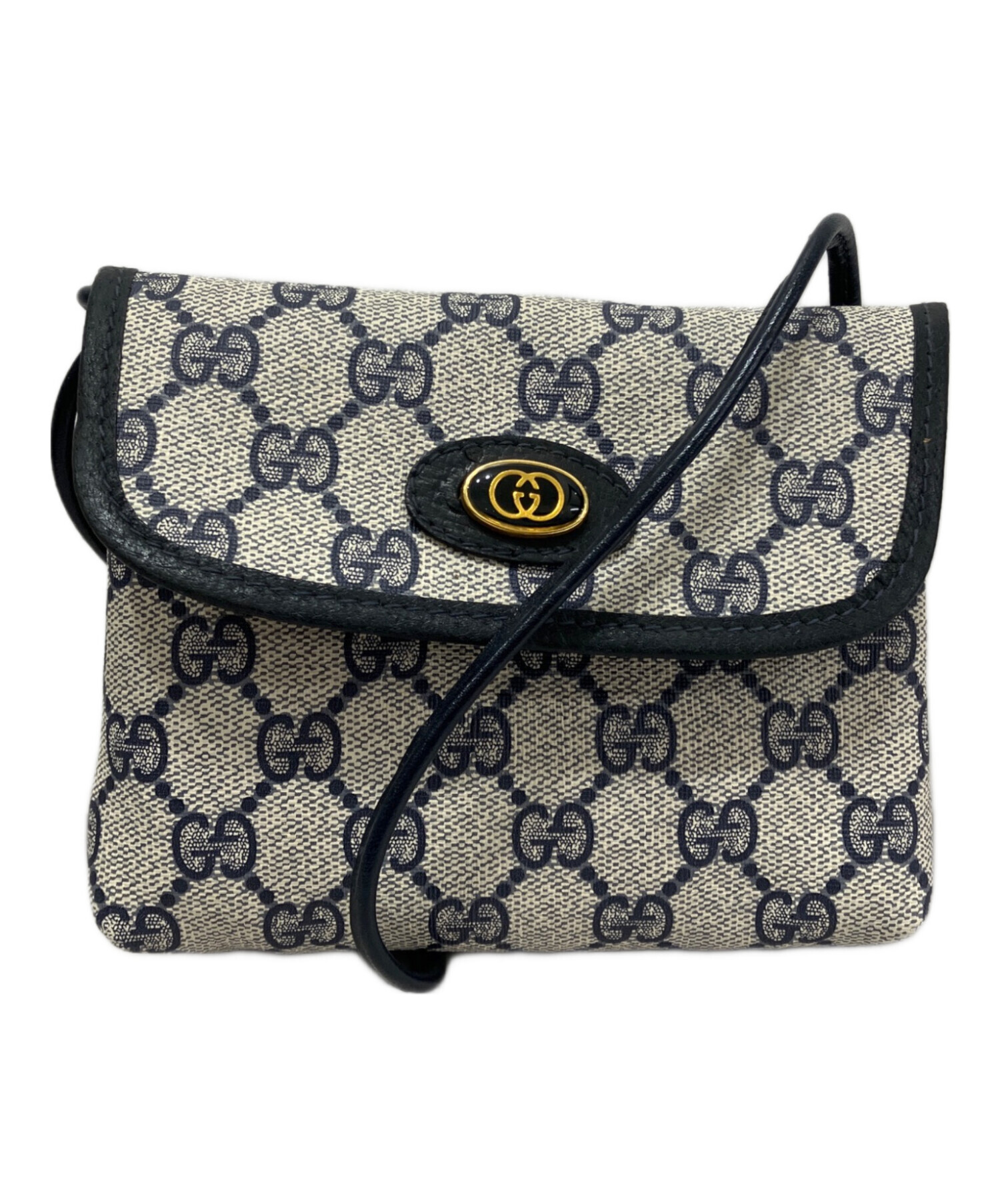 中古・古着通販】GUCCI (グッチ) ショルダーポーチ ネイビー｜ブランド 