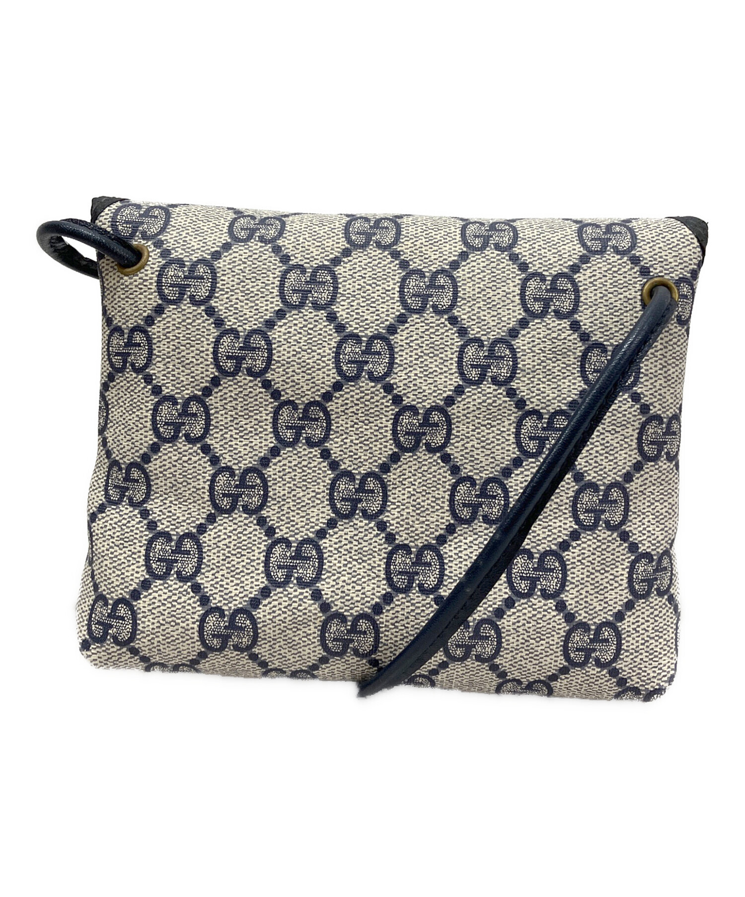 中古・古着通販】GUCCI (グッチ) ショルダーポーチ ネイビー｜ブランド