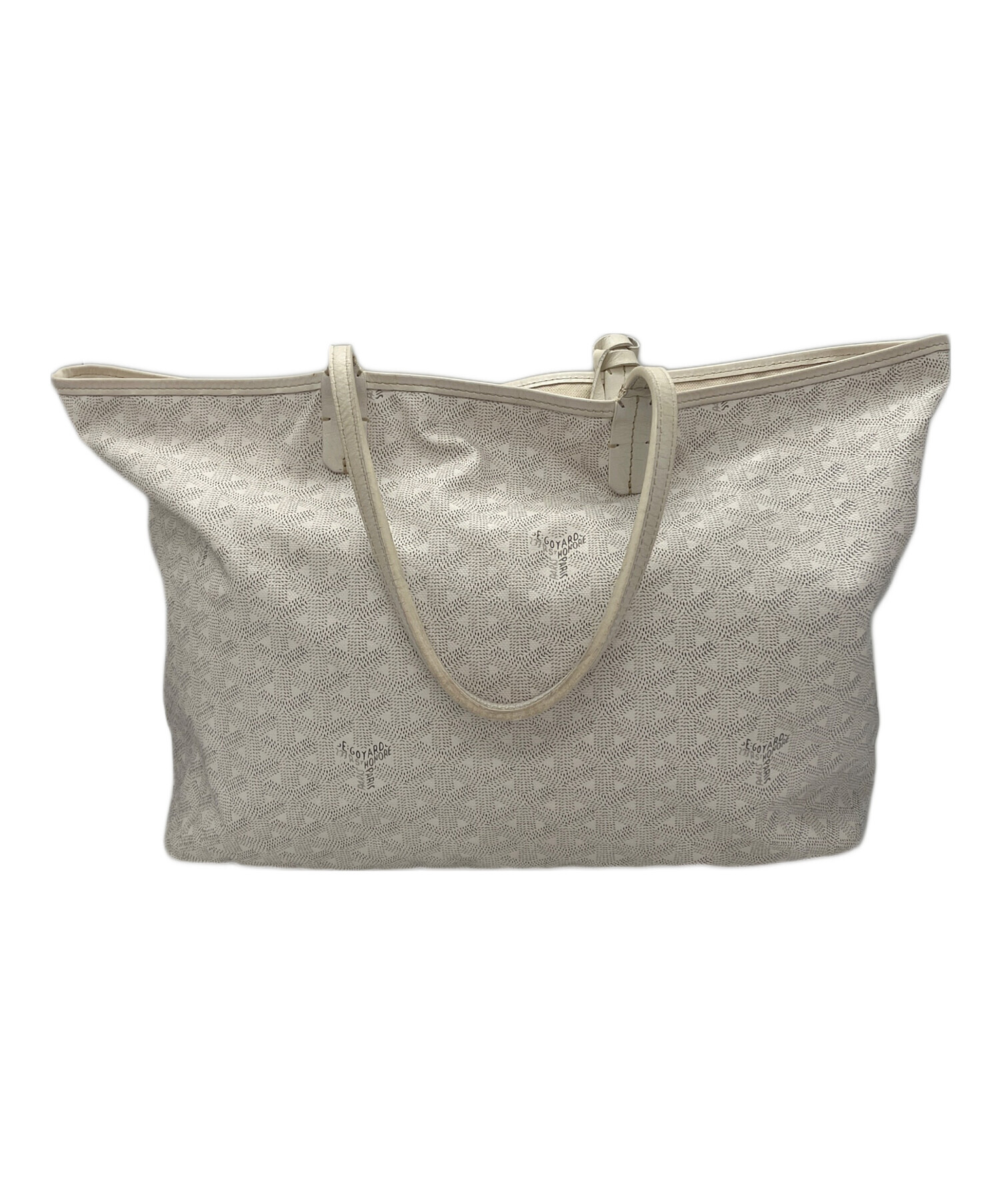 中古・古着通販】GOYARD (ゴヤール) トートバッグ ホワイト｜ブランド 