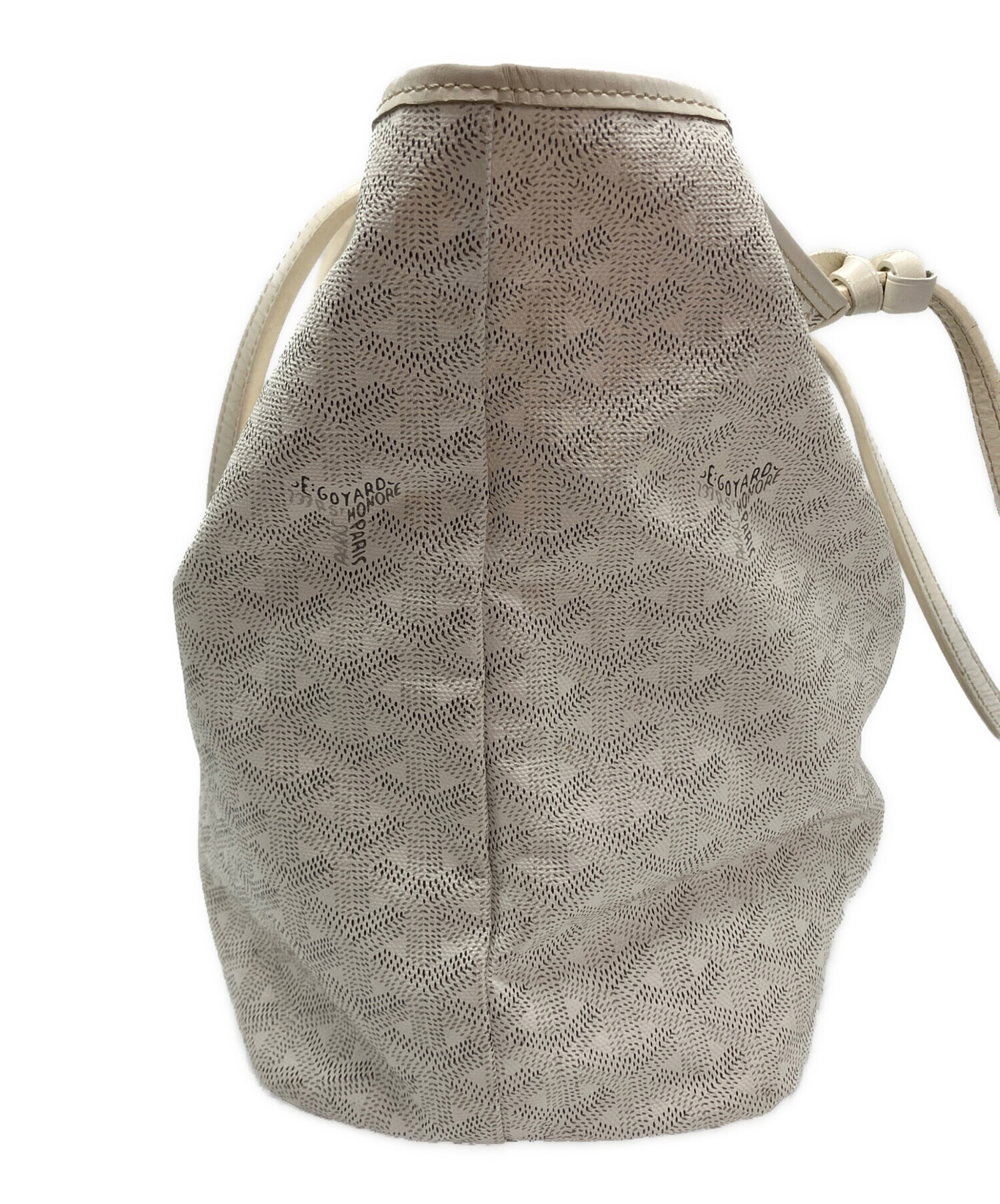 中古・古着通販】GOYARD (ゴヤール) トートバッグ ホワイト｜ブランド 