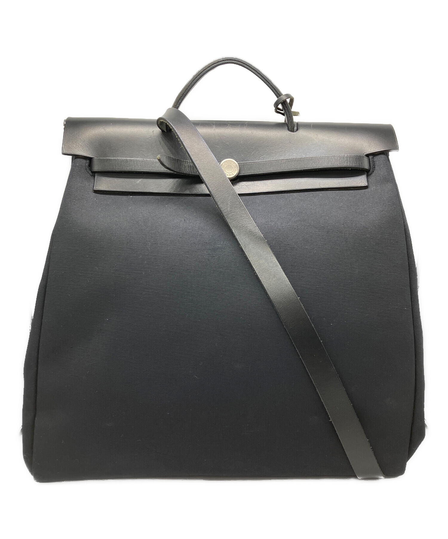 中古・古着通販】HERMES (エルメス) エールバッグGM アドPM ブラック