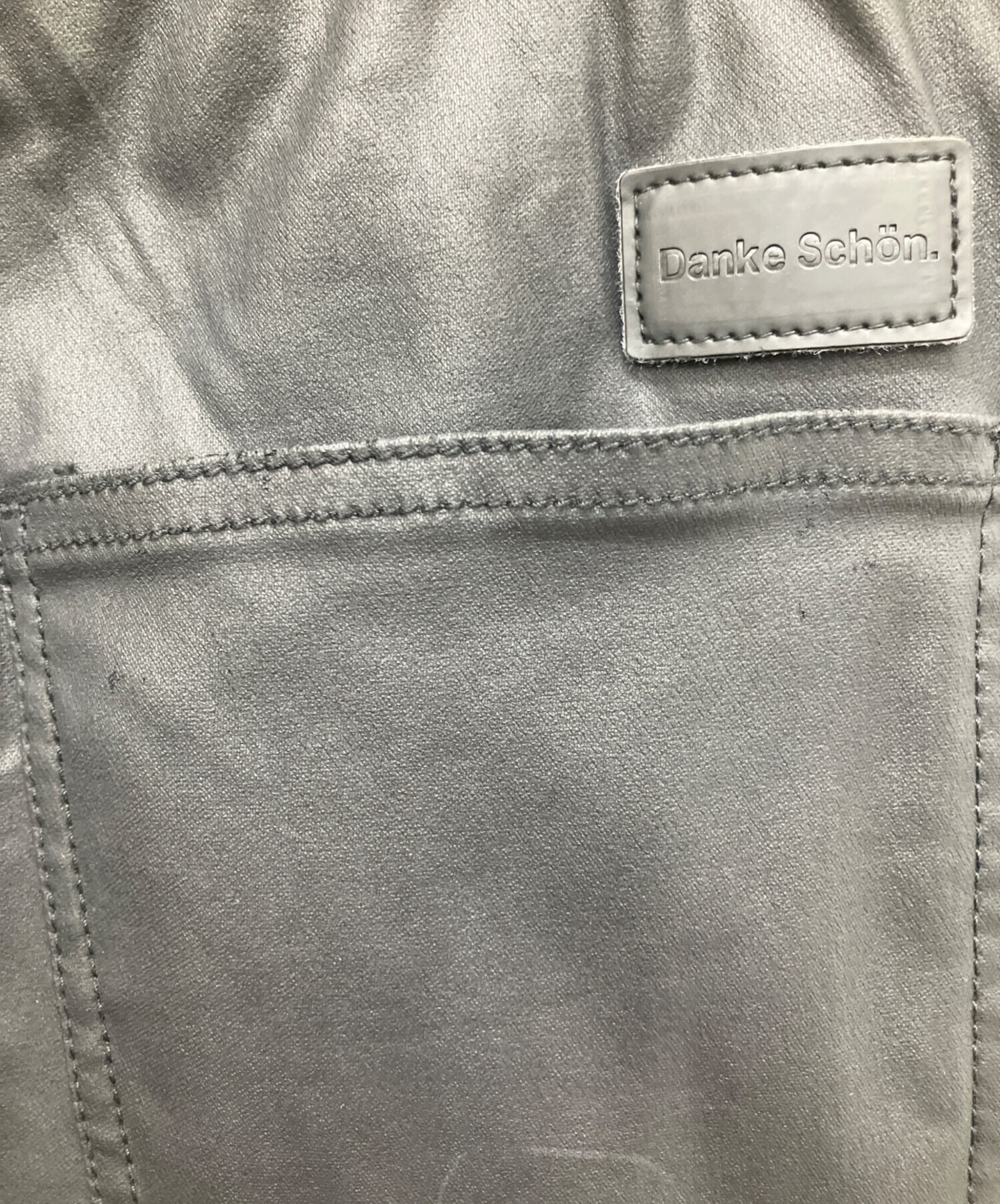 中古・古着通販】Danke schon (ダンケ シェーン) COATING OUTZIP PANTS