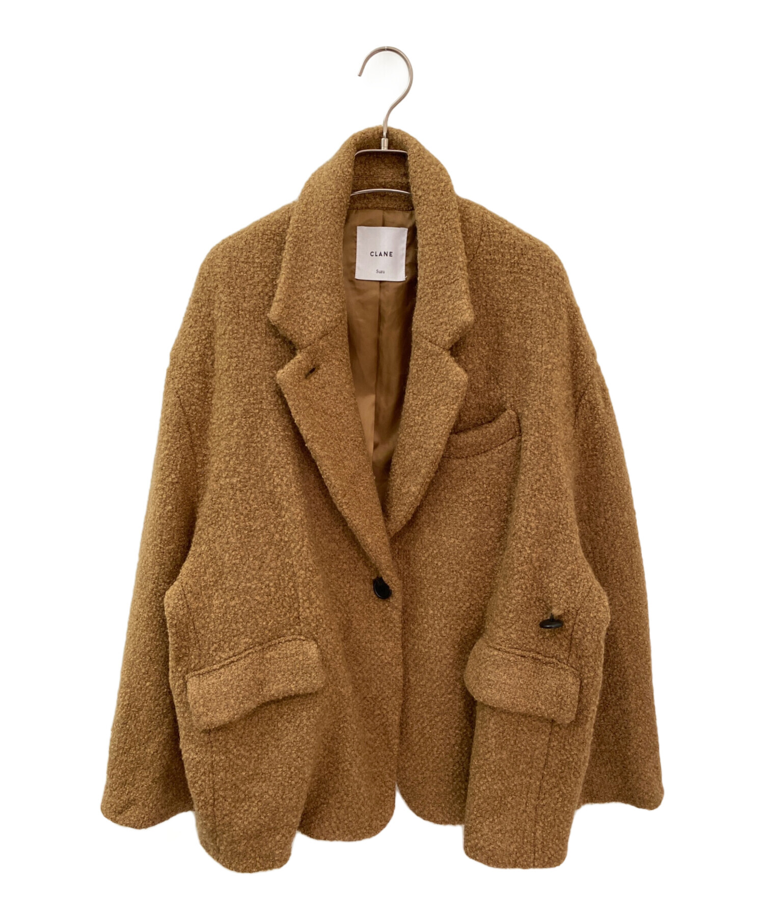 CLANE テーラードジャケット suzu 中古・古着通販】CLANE (クラネ) ×SuzuHirose MIX COLOR OVER COAT