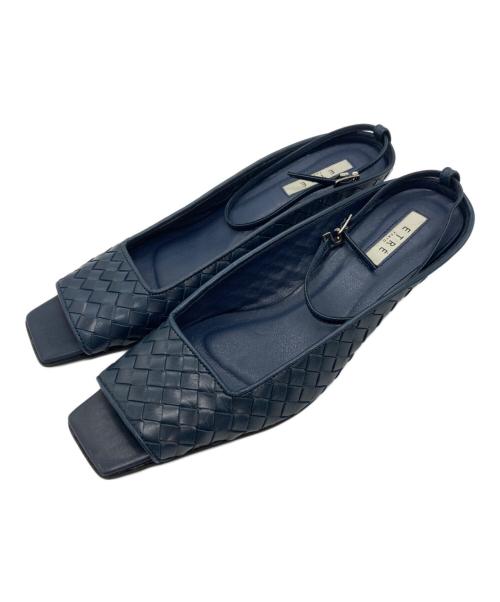 ETRO TOKYO ナローストラップレザーメッシュミュール37（24）？ 中古・古着通販】ETRE TOKYO (エトレトウキョウ) ナローストラップ