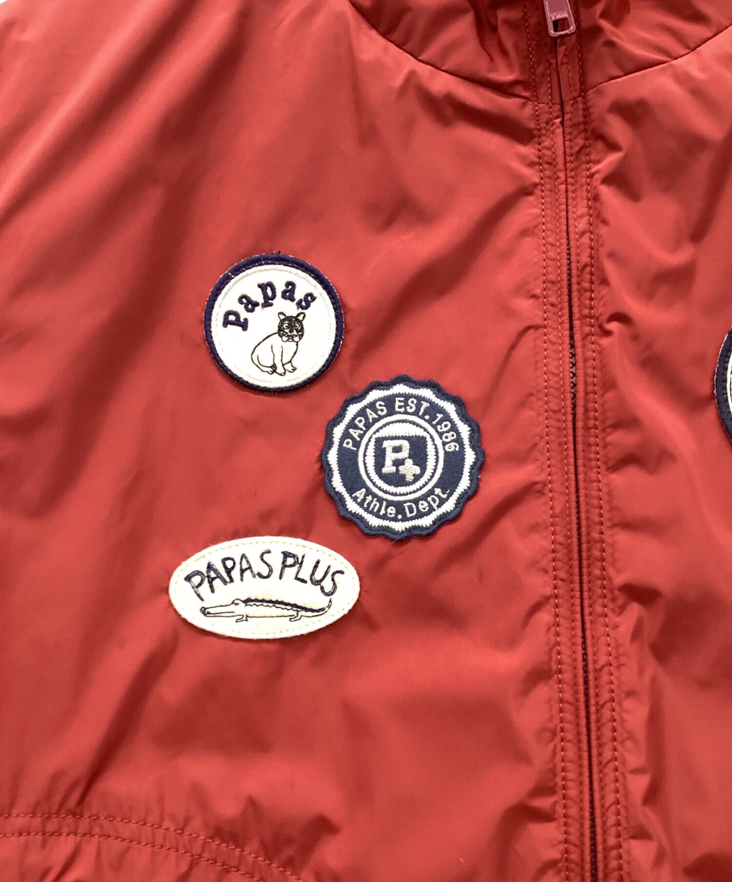 中古・古着通販】PAPAS PLUS (パパスプラス) ジップアップブルゾン