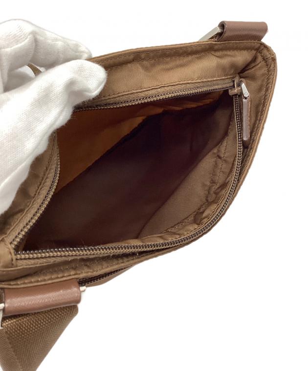 中古・古着通販】PRADA (プラダ) ナイロンショルダーバッグ ブラウン