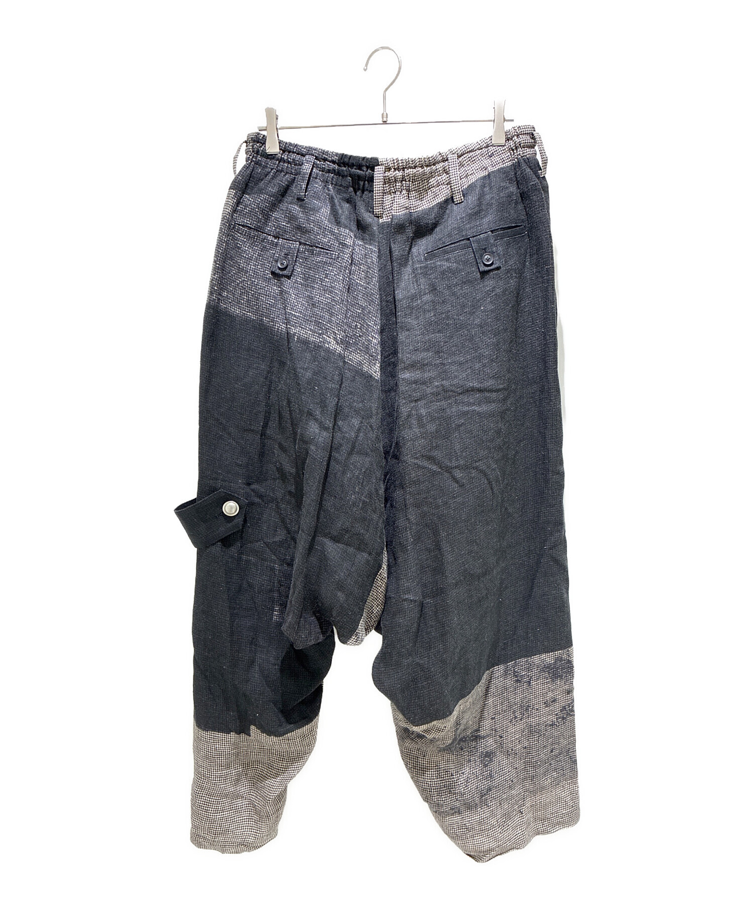 ビー ヨウジヤマモト B yohji yamamoto アシンメトリーパンツ ビー ヨウジヤマモト B yohji yamamoto アシンメトリーパンツ ビー