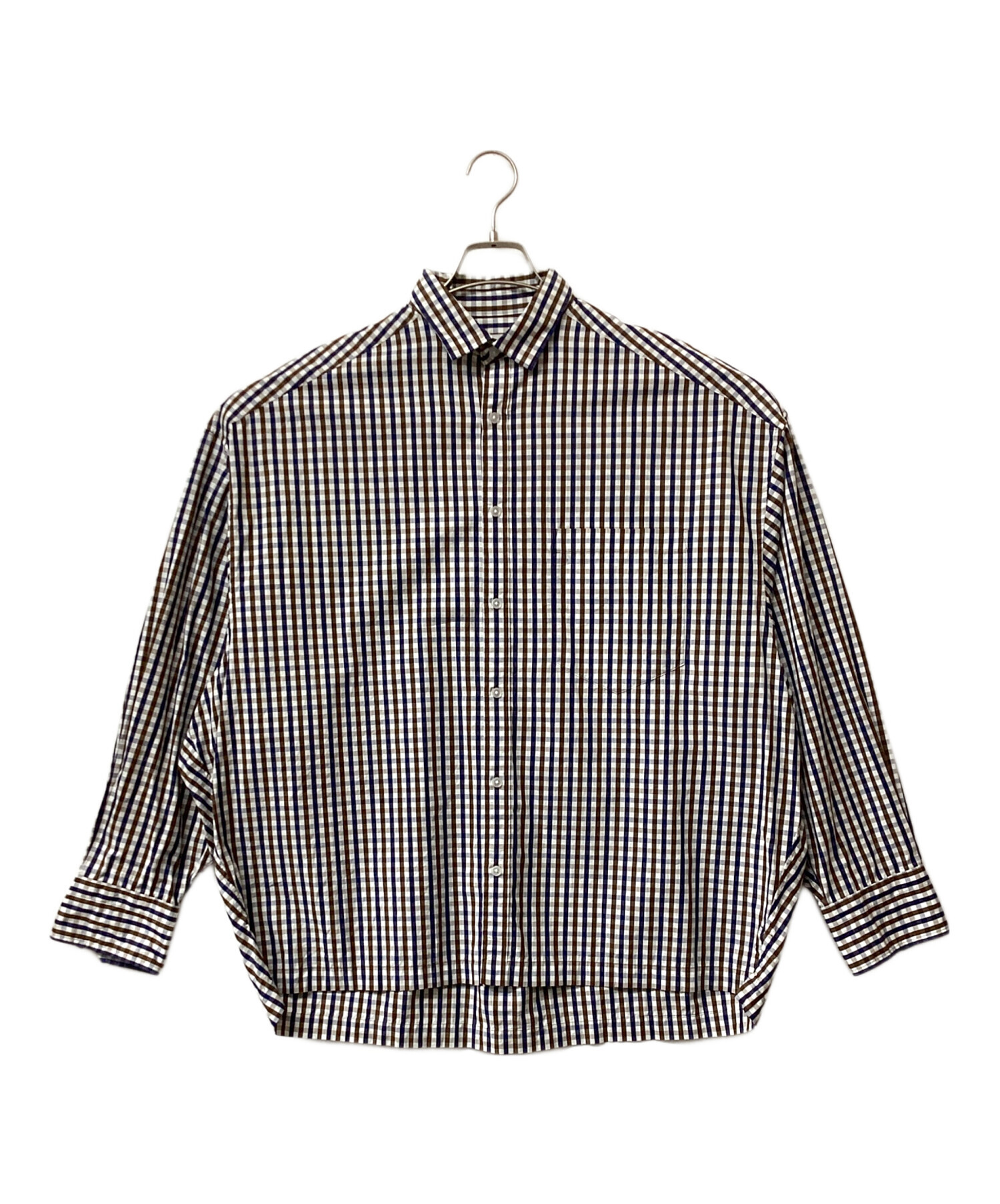 中古・古着通販】KOLOR (カラー) 23SS Gingham Check SHIRT(23SS 
