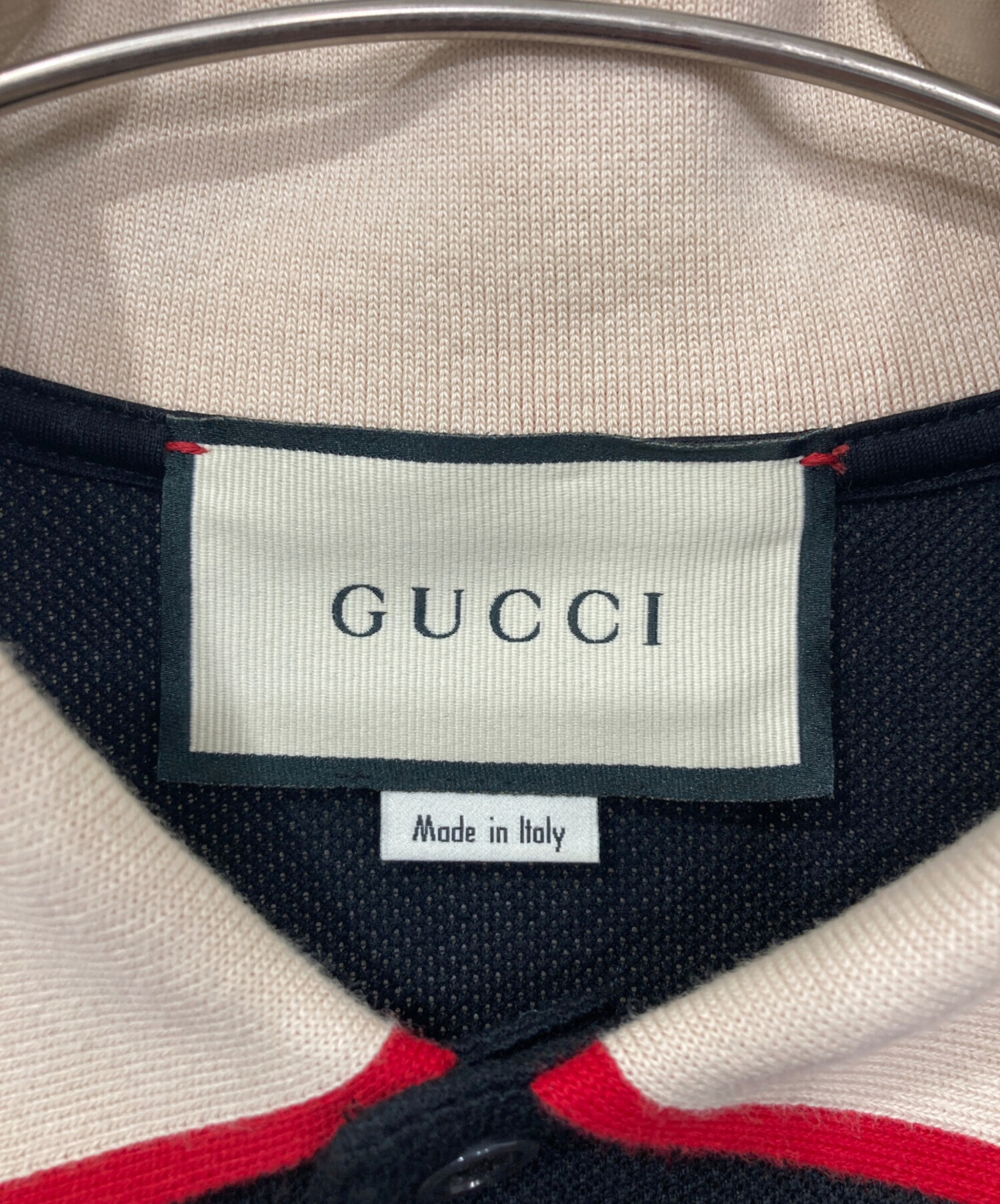 中古・古着通販】GUCCI (グッチ) ポロシャツ ブラック サイズ:M