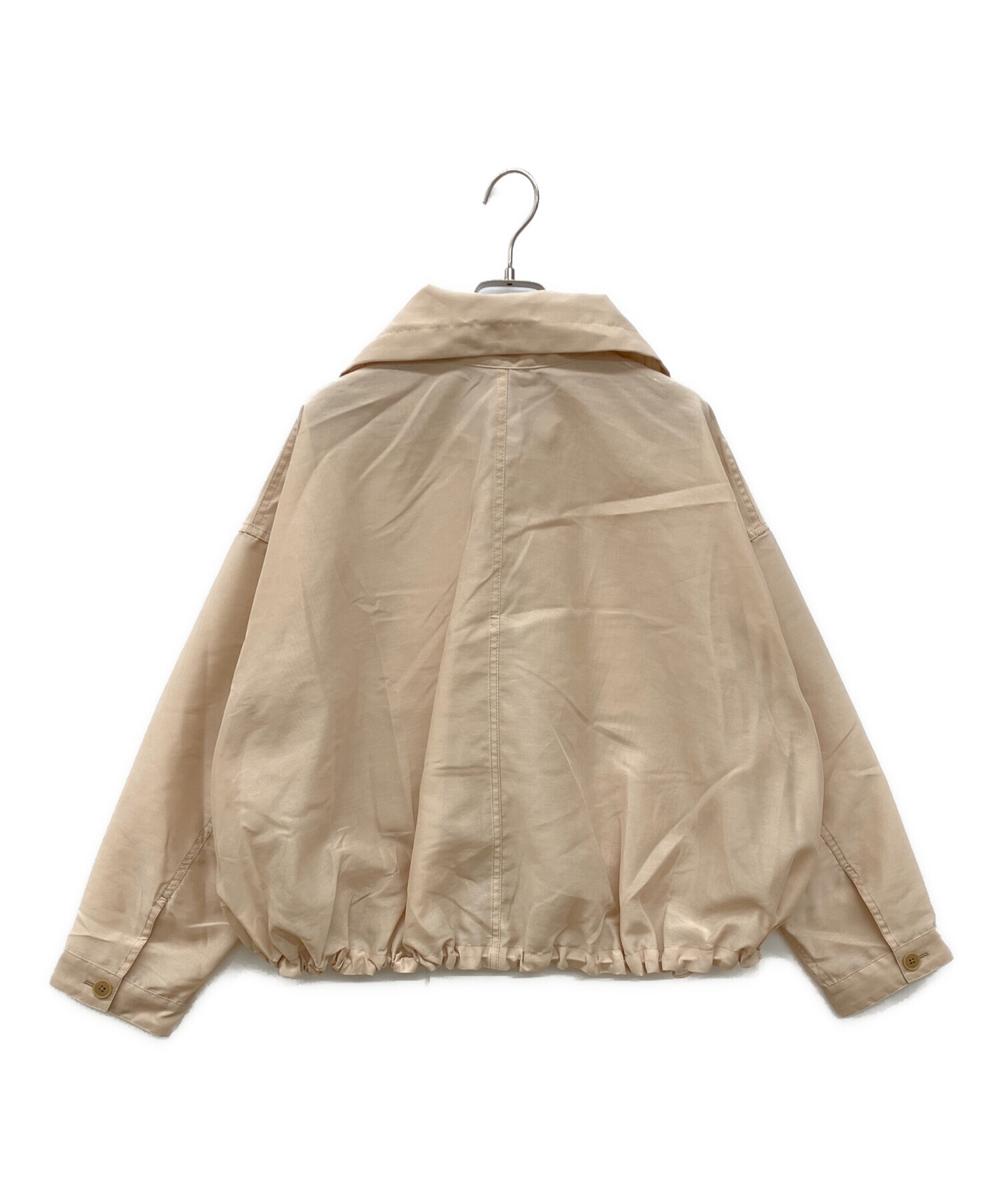 中古・古着通販】Noble (ノーブル) ミルキーシアースタンドカラー