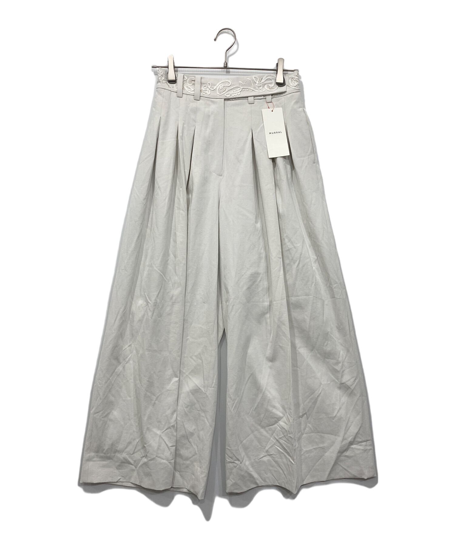 中古・古着通販】MURRAL (ミューラル) Cucurbita embroidered wide 