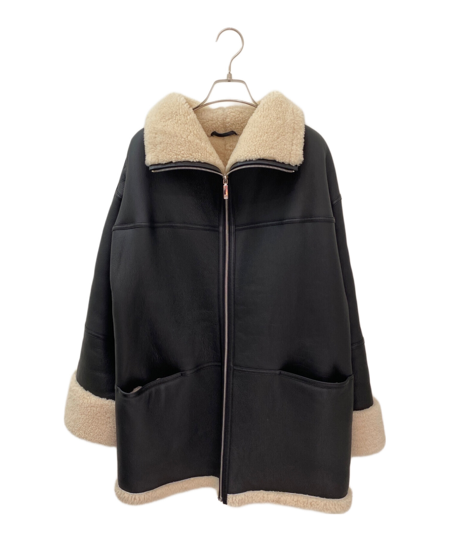 極美品【TOTEME/トーテム】シアリングジャケット ムートンコート XS/S 国内発| TOTEME Teddy シアリング クラスプジャケット (TOTEME