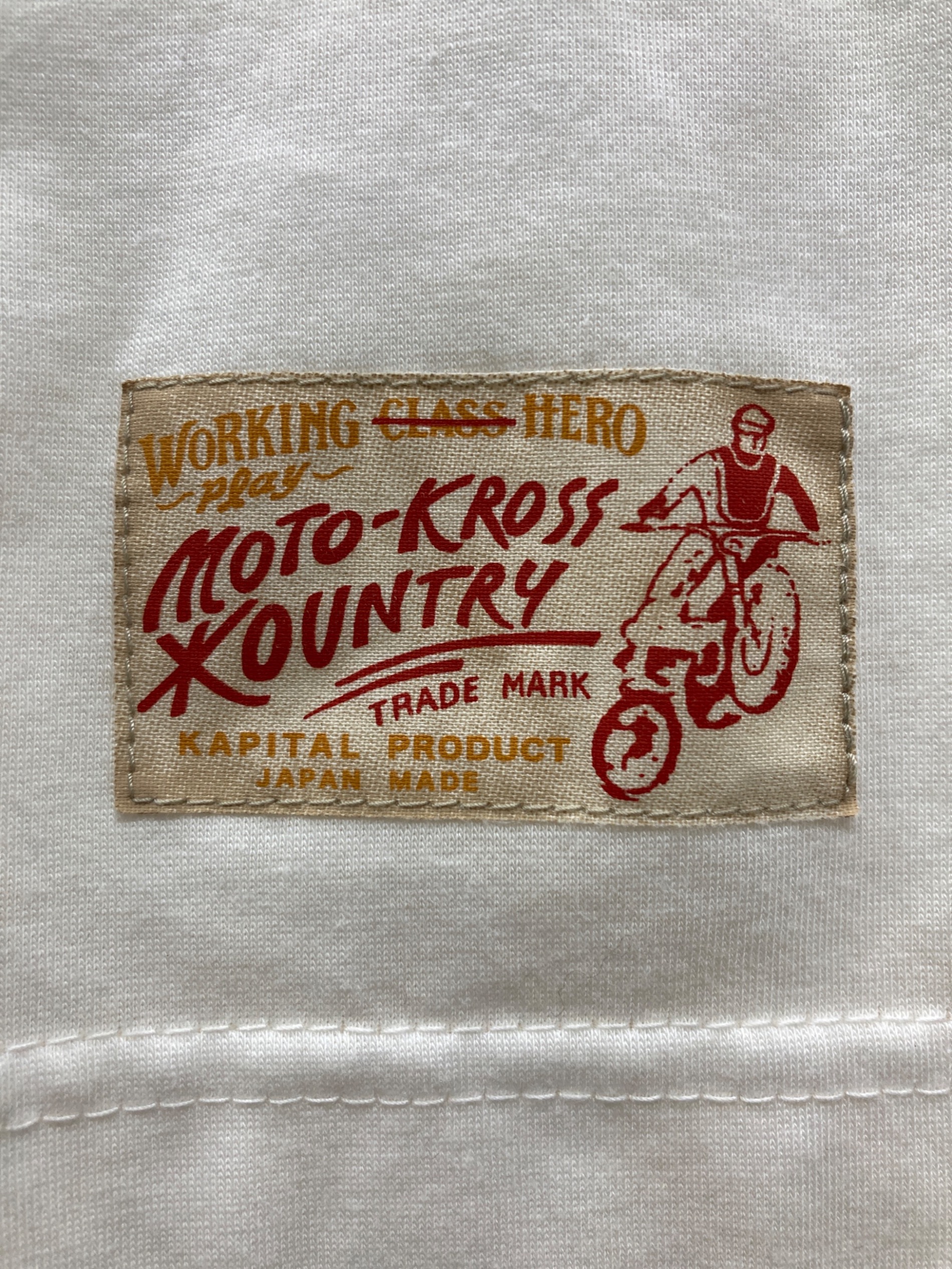 中古・古着通販】CAPITAL (カピタル) Opal Jersey Sheer Flag Zip Polo