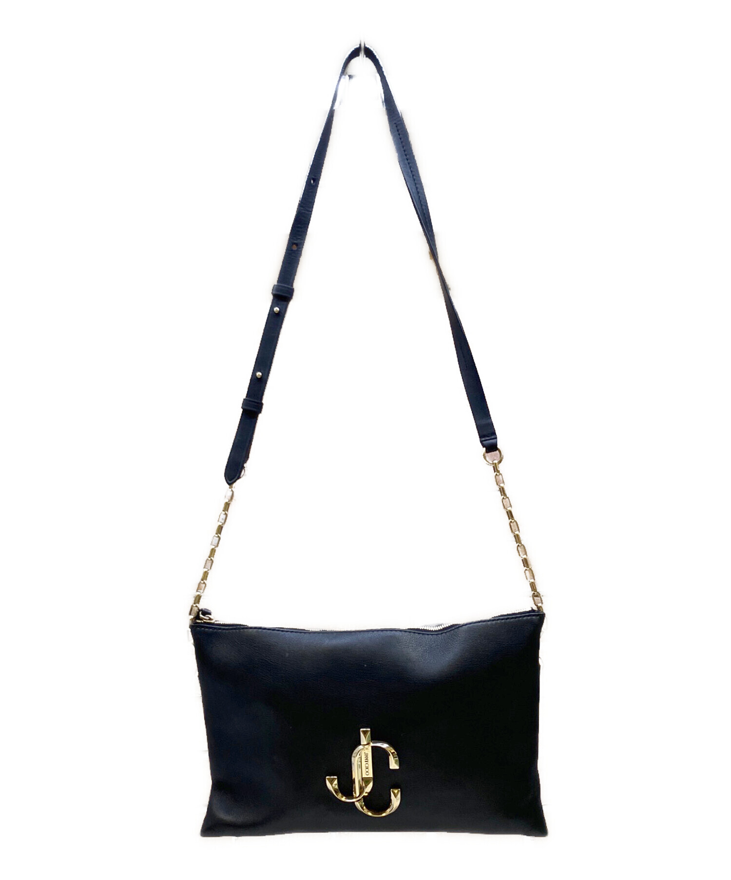 中古・古着通販】JIMMY CHOO (ジミーチュウ) チェーンショルダーバッグ