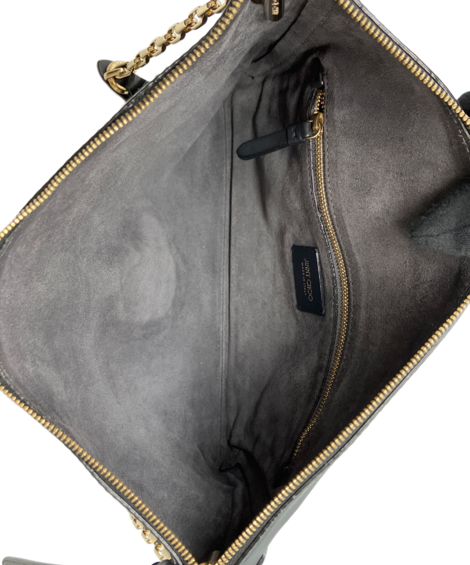中古・古着通販】JIMMY CHOO (ジミーチュウ) チェーンショルダーバッグ