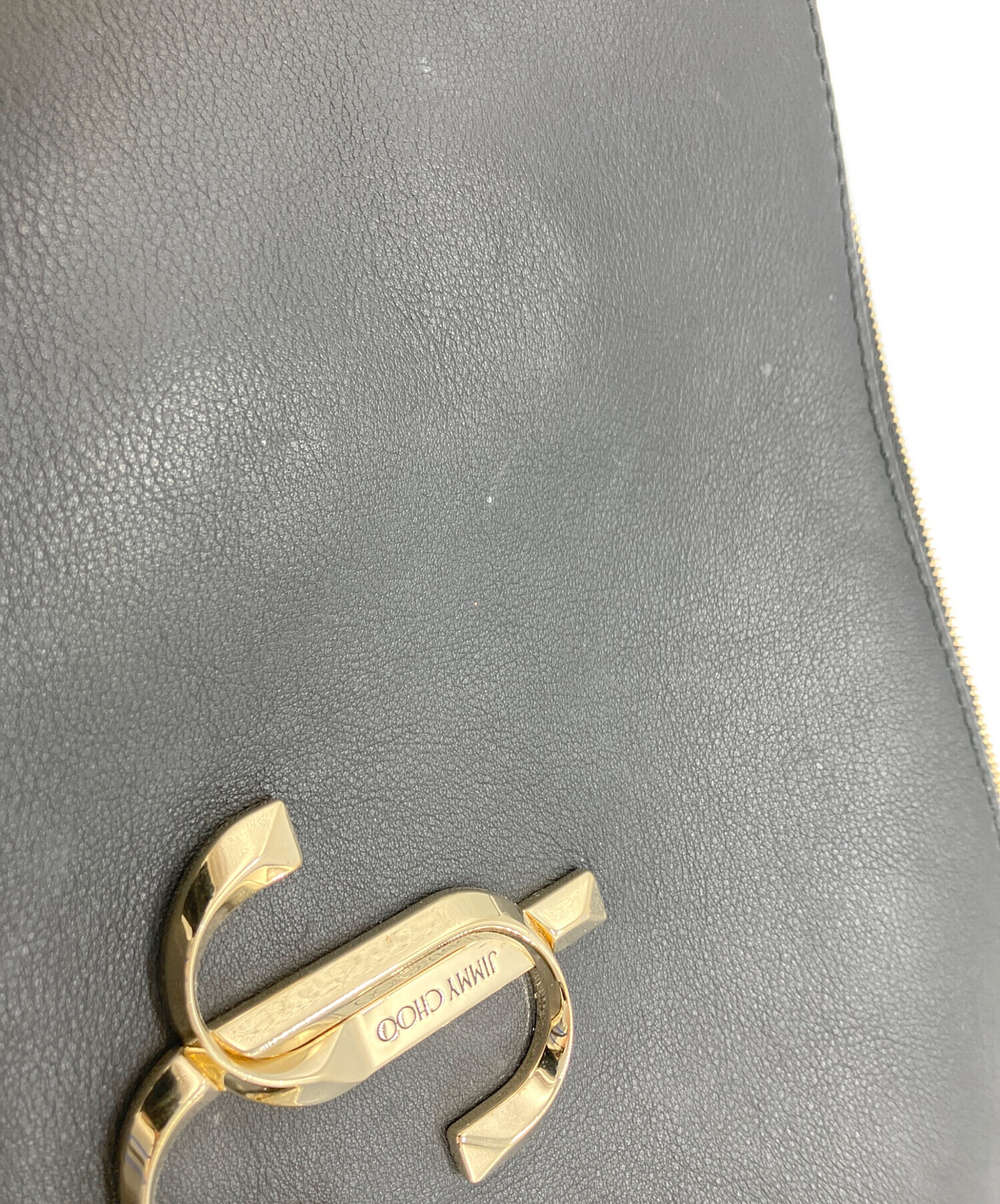 JIMMY CHOO ジミーチュー ショルダーバッグ  シルバー 【古着】【中古】【送料無料】 中古・古着通販】JIMMY CHOO (ジミーチュウ) チェーンショルダーバッグ