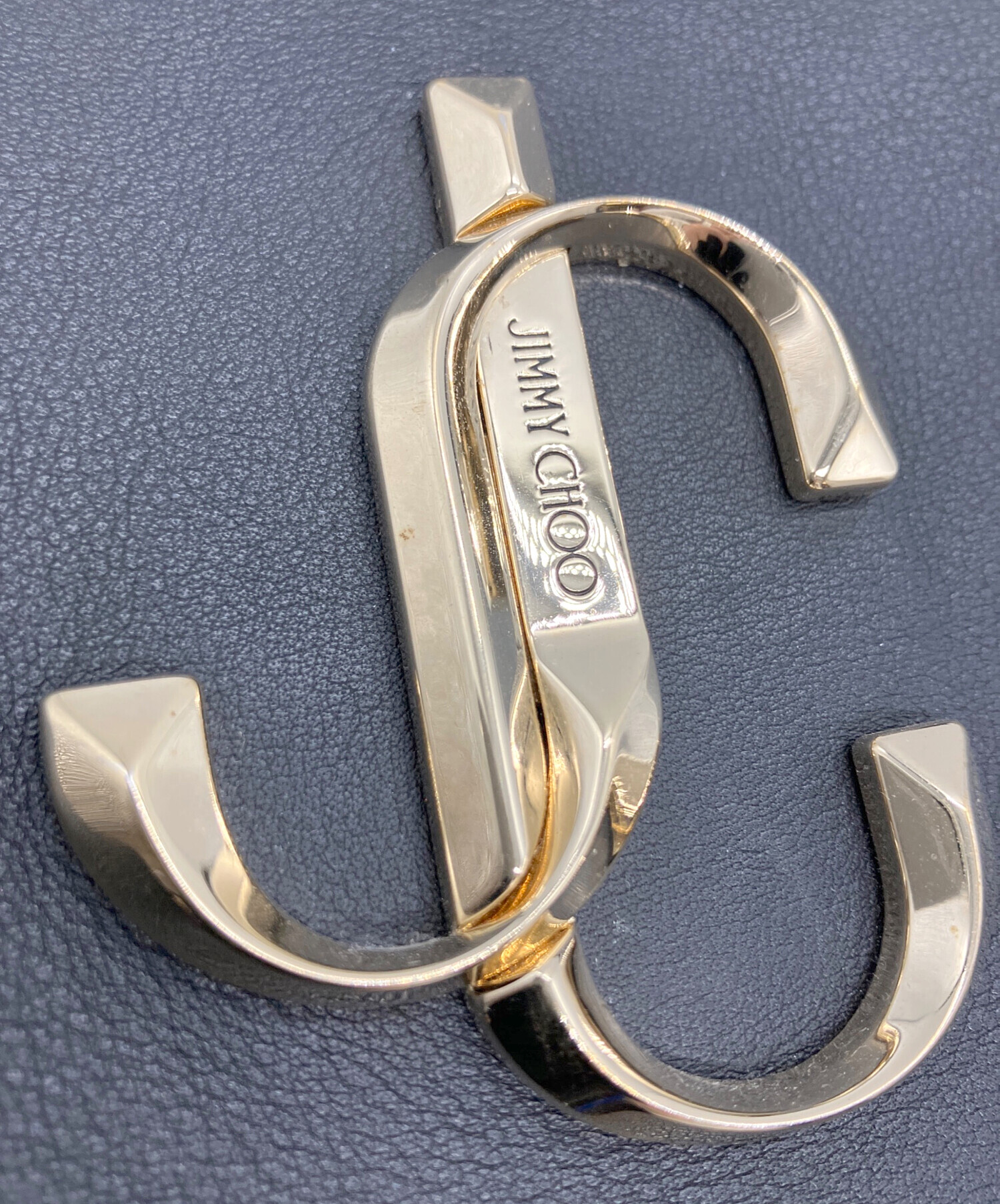 JIMMY CHOO ジミーチュー ショルダーバッグ  シルバー 【古着】【中古】【送料無料】 JIMMY CHOO（ジミーチュウ） ロケットプティ チェーン ショルダー