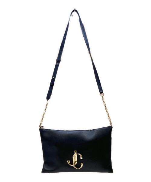 JIMMY CHOO  バッグ　ネイビー30cm   定価¥286000 税込 ジミー チュー JIMMY CHOO 【JIMMY CHOO】ジミーチュウ ロゴ刺繍入り