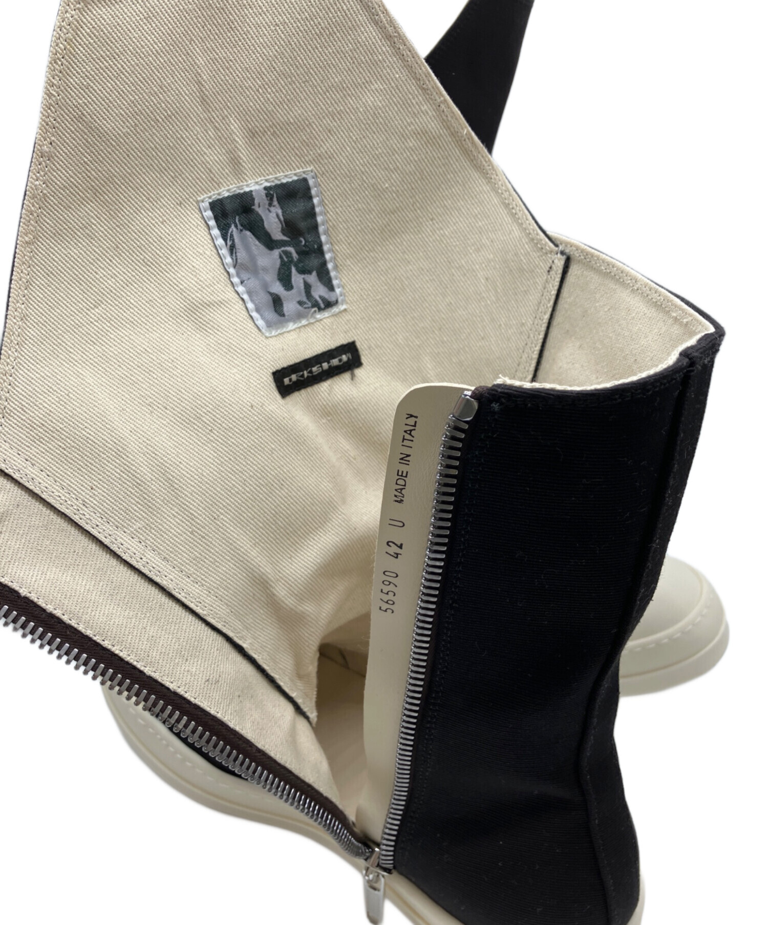 中古・古着通販】DRKSHDW (ダークシャドウ) BOOT SNEAKS ブラック