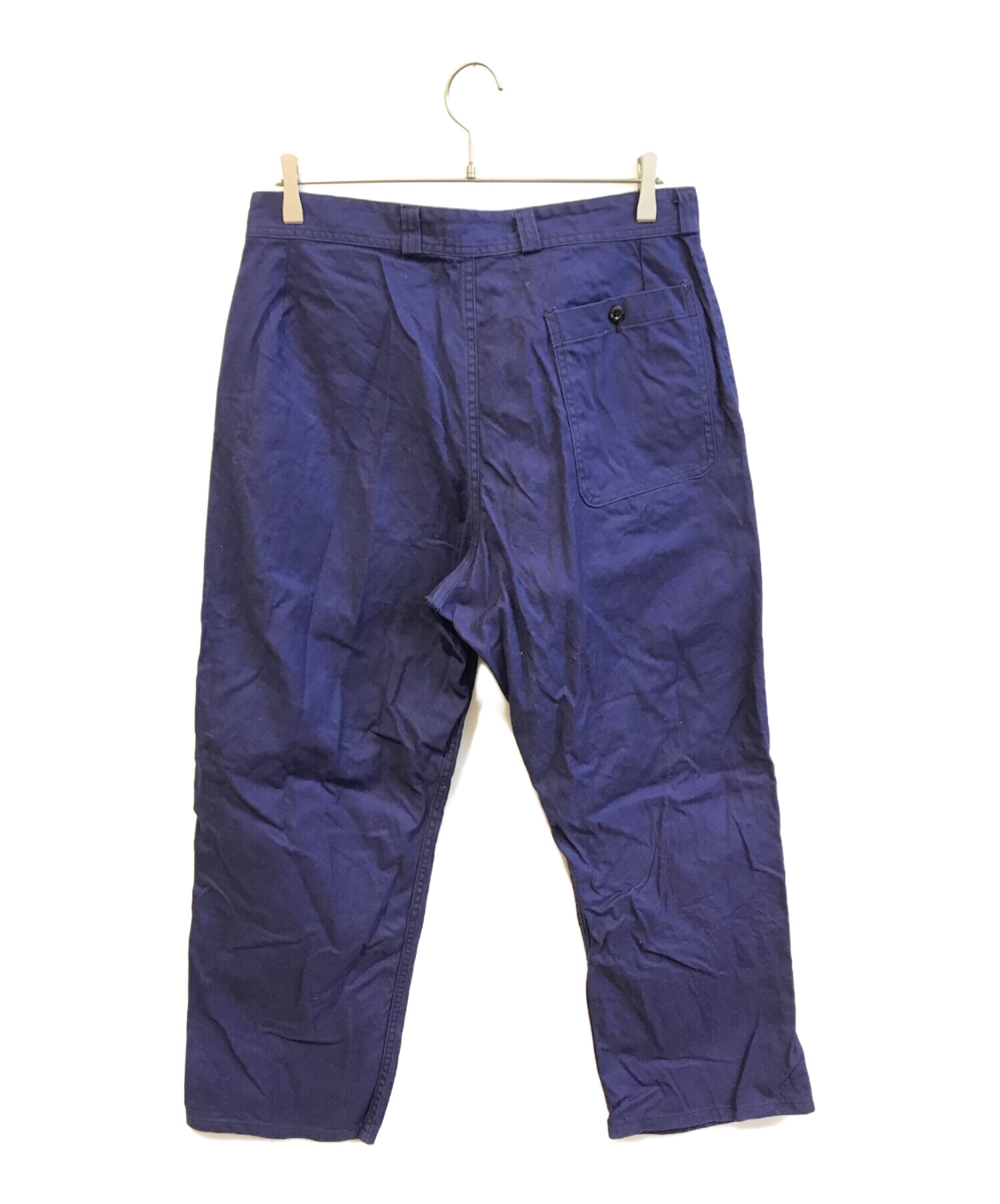 中古・古着通販】USED (ユーズド) ユーロワークパンツ ネイビー サイズ 