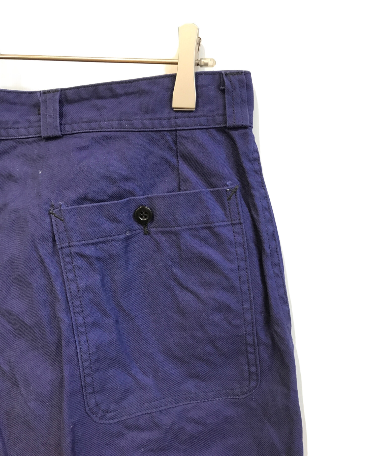 中古・古着通販】USED (ユーズド) ユーロワークパンツ ネイビー サイズ 