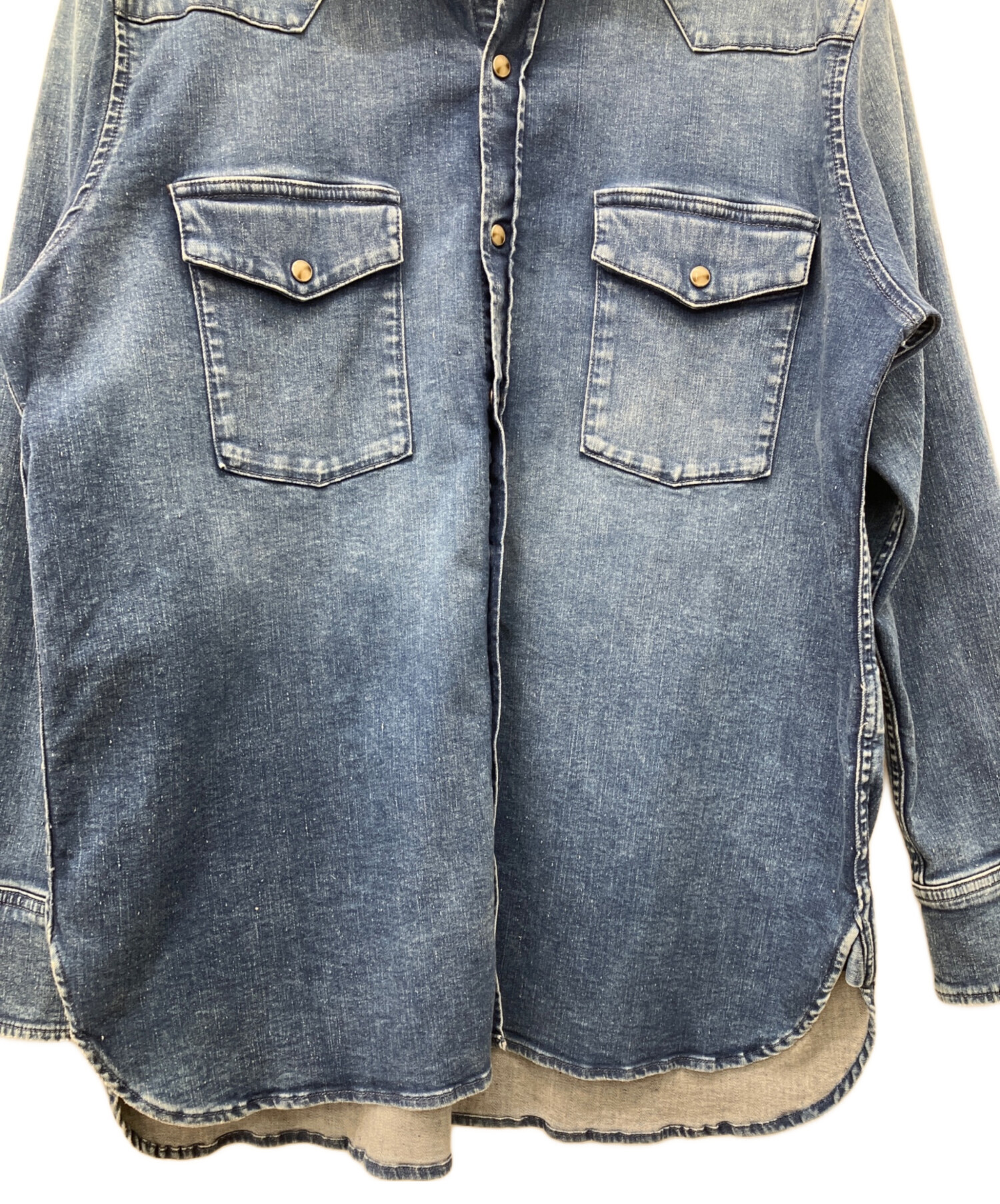 BIG JOHN デニムシャツジャケット【3L】 国産ビンテージ 古着 中古・古着通販】BIG JOHN (ビッグジョン) SURT (サート) ビンテージ