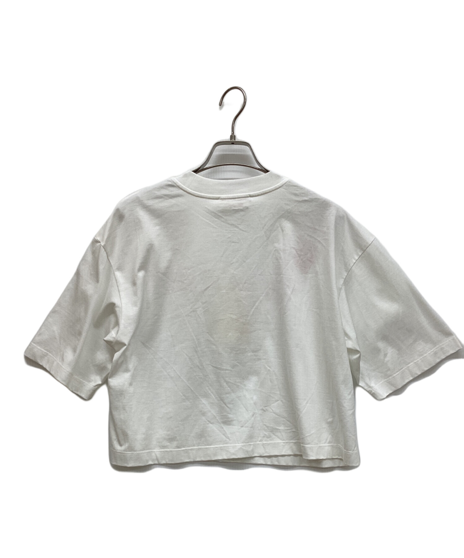 中古・古着通販】MARNI (マルニ) ロゴプリントTシャツ ホワイト×レッド 