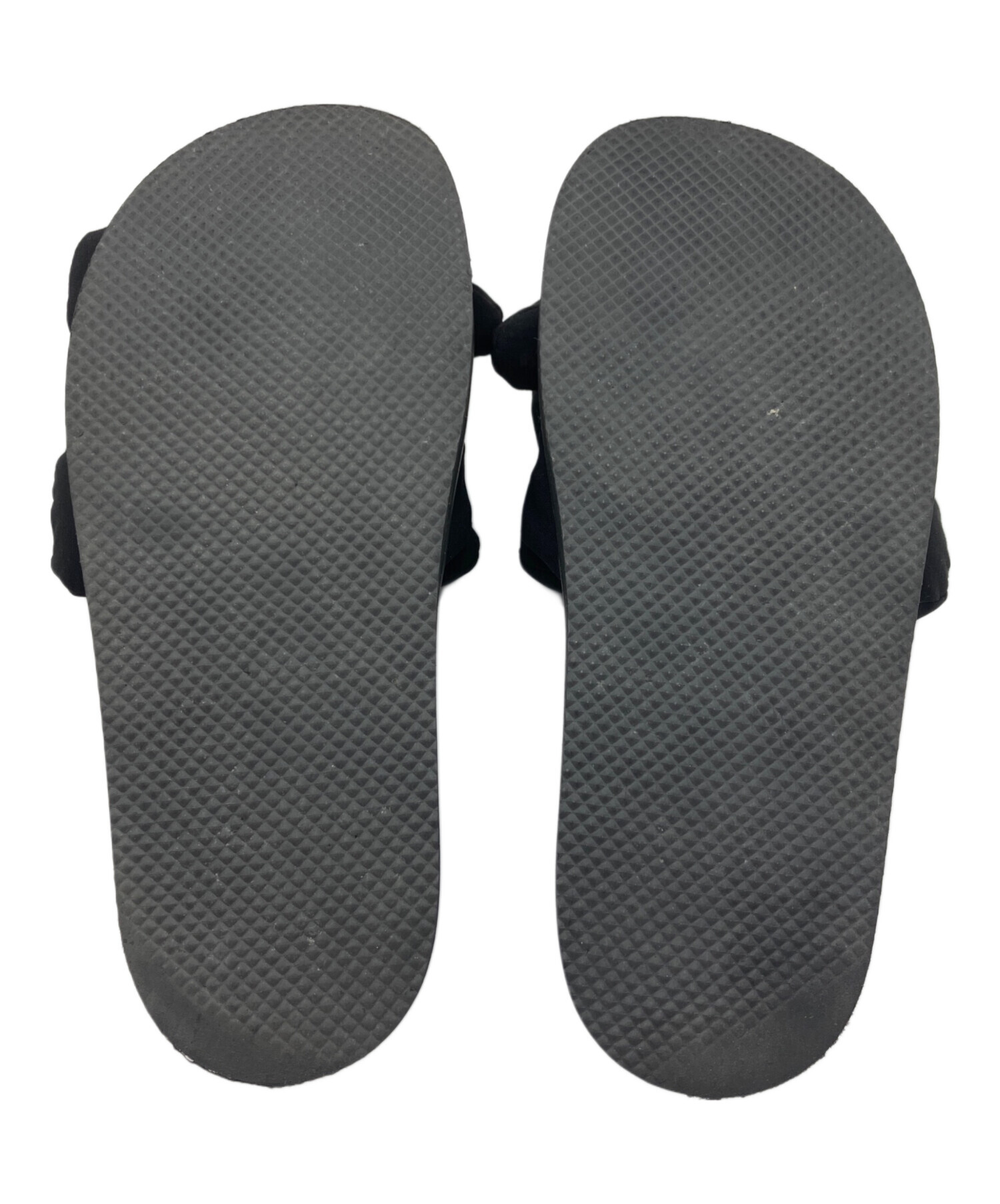 中古・古着通販】ENFOLD (エンフォルド) Seeds Sandals ブラック