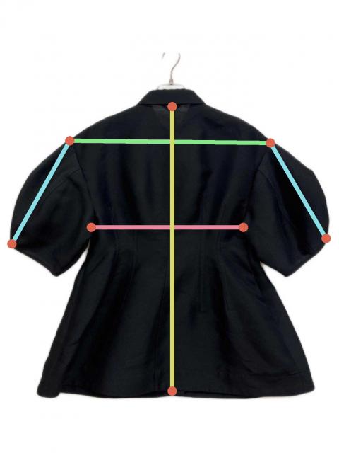 中古・古着通販】CLANE (クラネ) ウエスト シェイプ パフスリーブ 