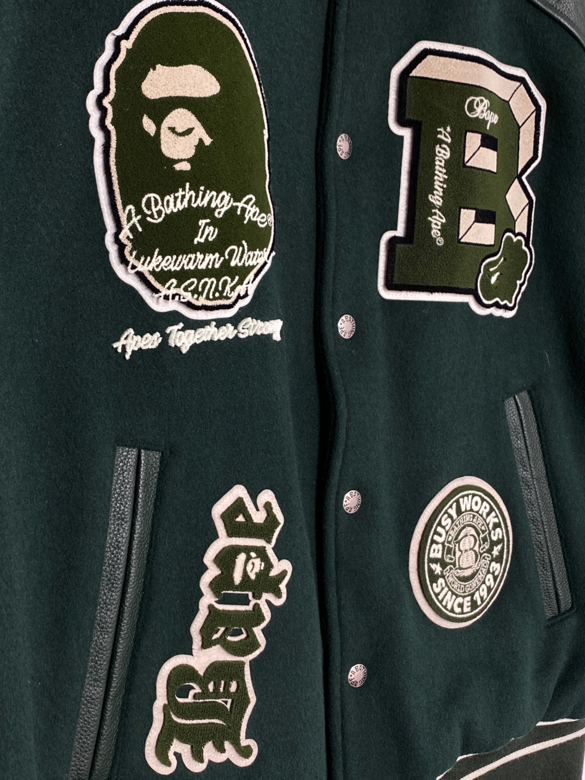 中古・古着通販】A BATHING APE (ア ベイシング エイプ) Patch Varsity