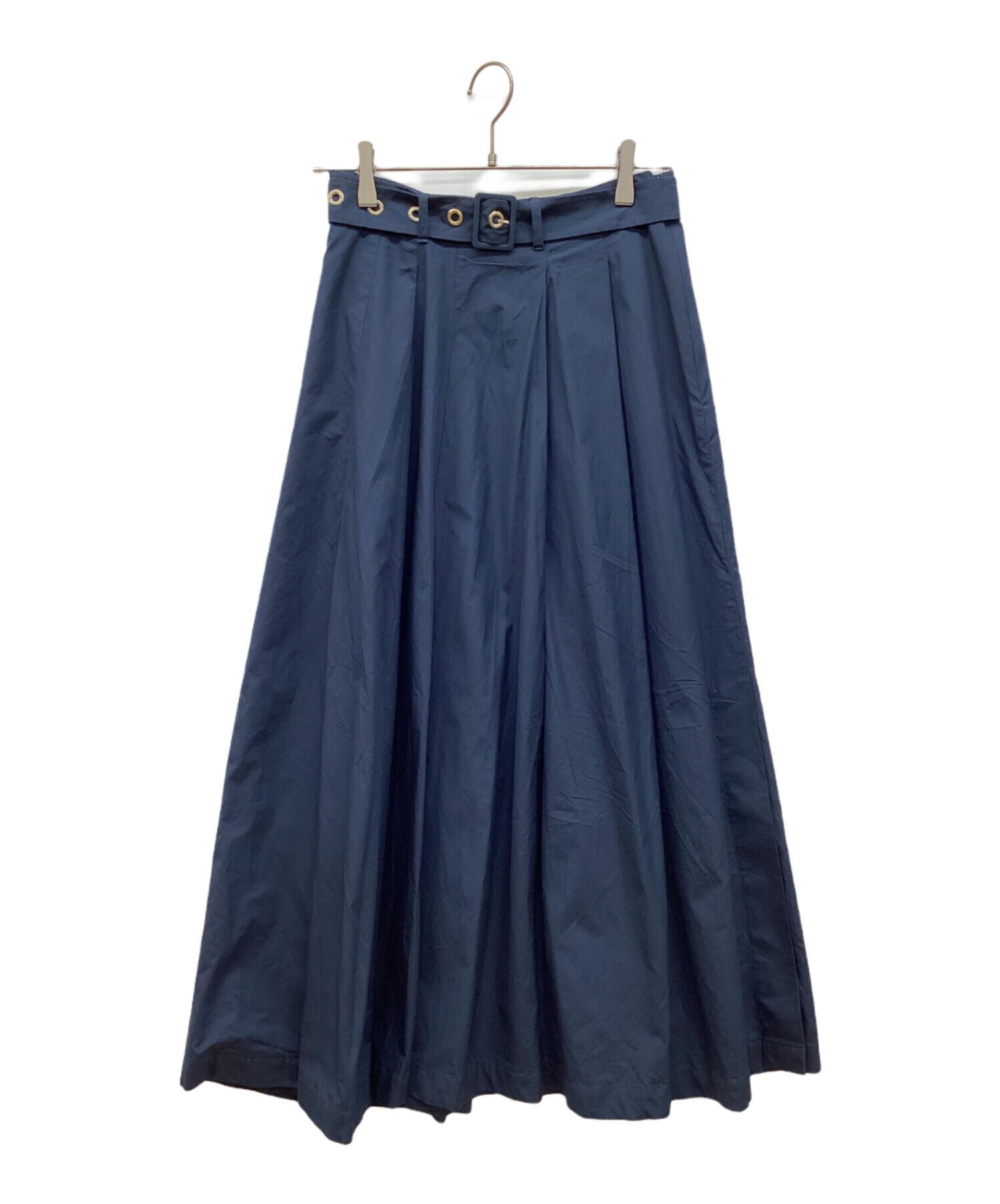 未使用タグ付 SMaxMara スカート 定価58000＋税　サイズ42 紺色 中古・古着通販】'S Max Mara (エスマックスマーラ) GILDA ロング