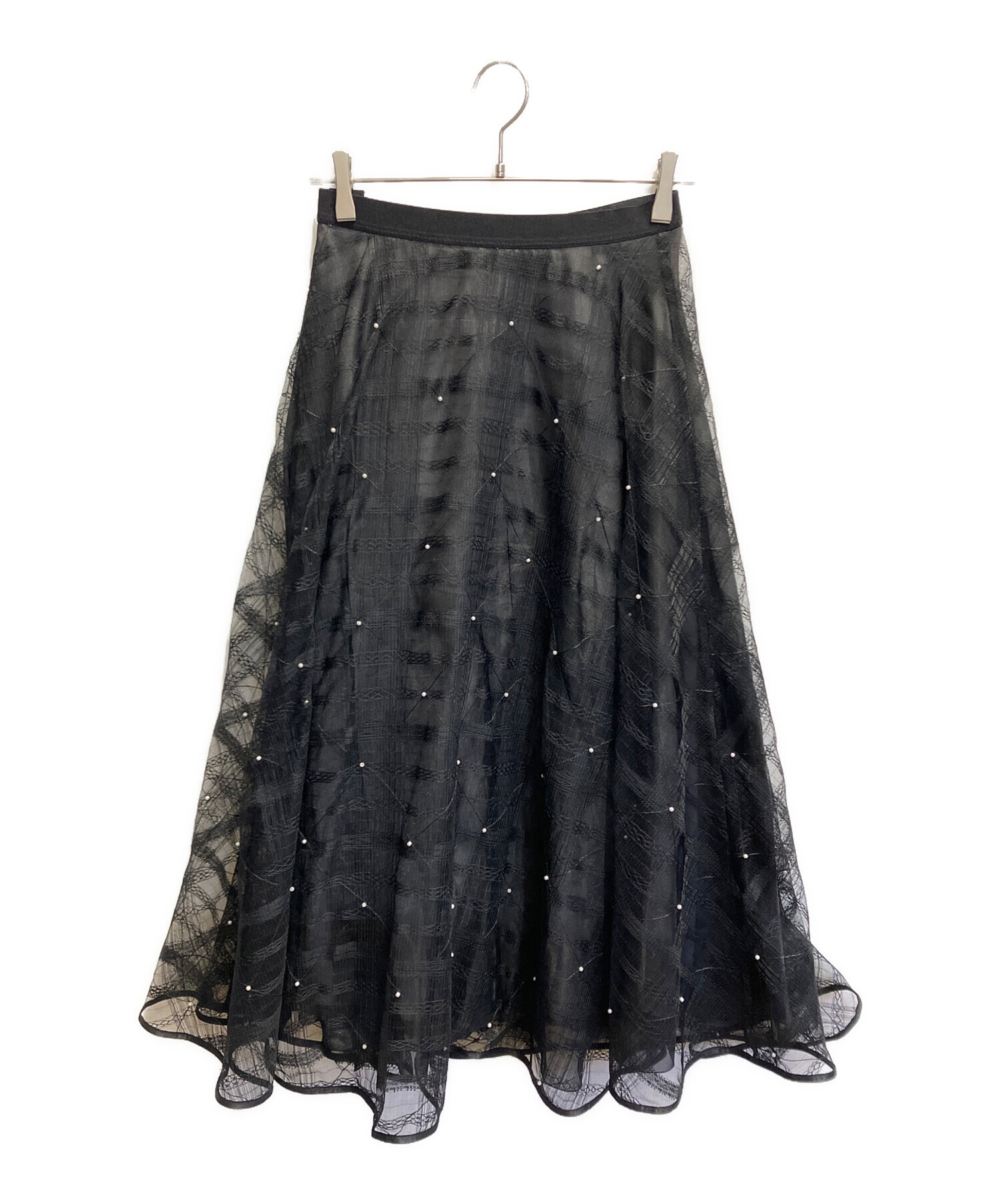 【新品】CELFORD バリエーションフレアスカート38【定価24200円】 中古・古着通販】CELFORD (セルフォード) バリエーションチュール