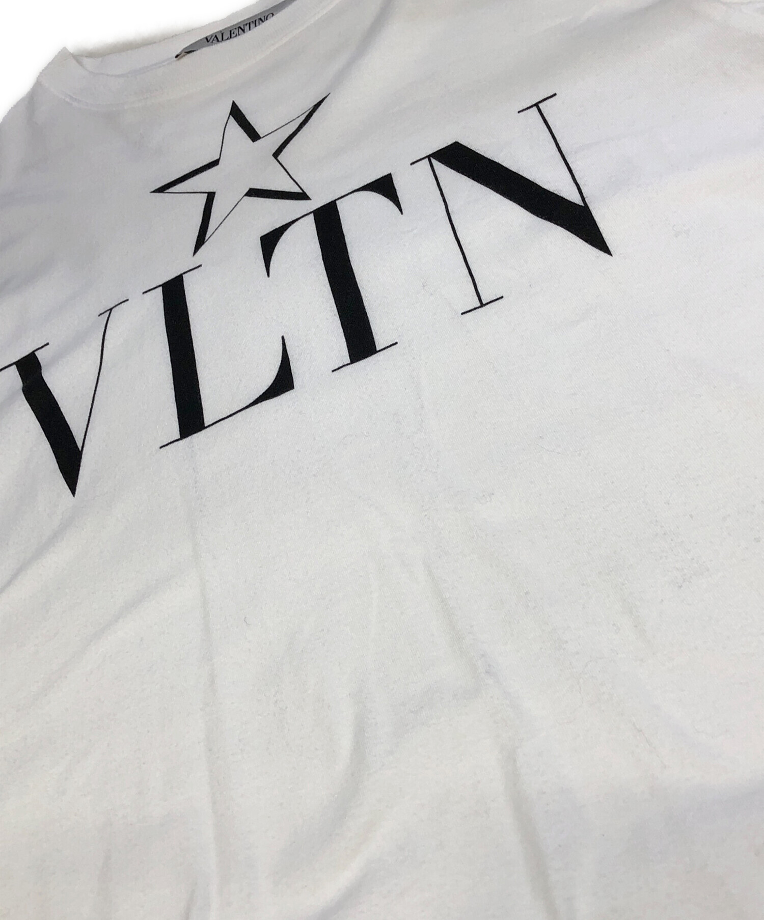中古・古着通販】VALENTINO (ヴァレンティノ) ロゴプリントTシャツ