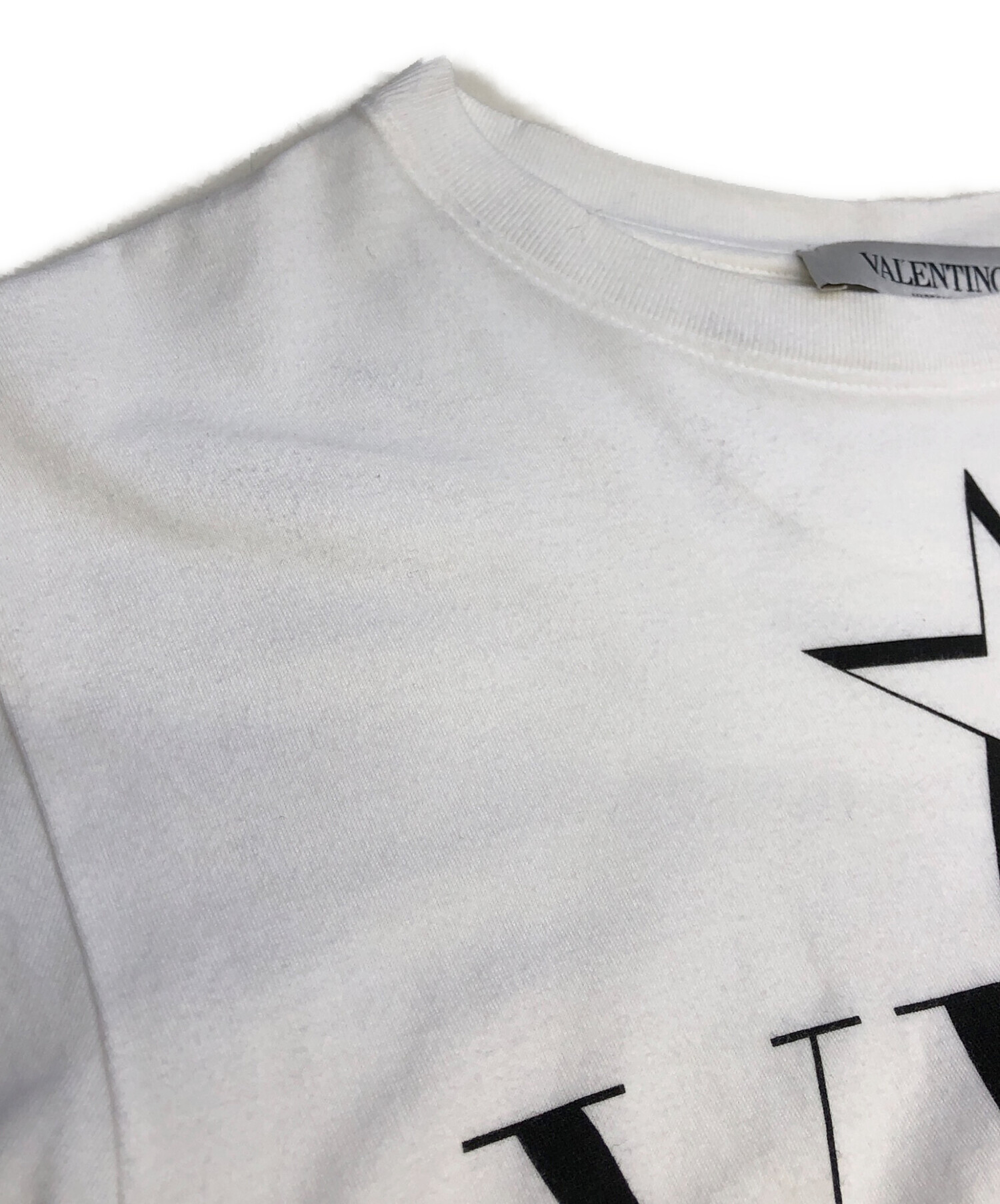 中古・古着通販】VALENTINO (ヴァレンティノ) ロゴプリントTシャツ