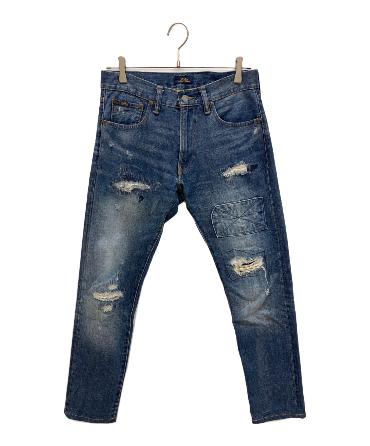 Ralph Lauren パッチワークデニム　メンズ　34／30 中古・古着通販】POLO RALPH LAUREN (ポロ・ラルフローレン) パッチ