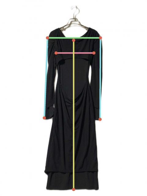 中古・古着通販】Knuth Marf (クヌースマーフ) 2way layered one piece