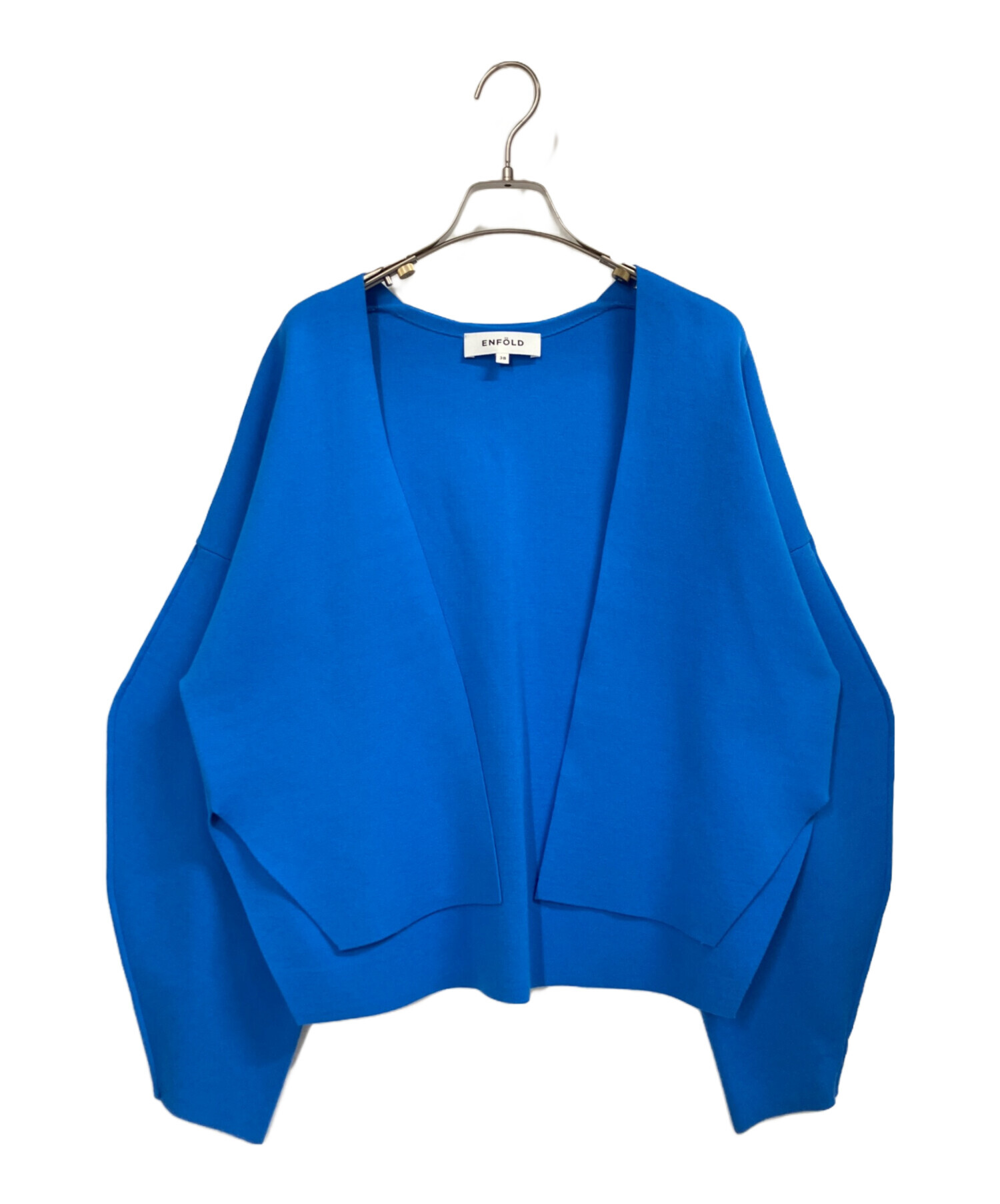 【美品】エンフォルド　ENFOLD WAVE CARDIGAN ブルー ENFOLD - 【美品】 ENFOLD / エンフォルド | 2024SS | WAVE CARDIGAN
