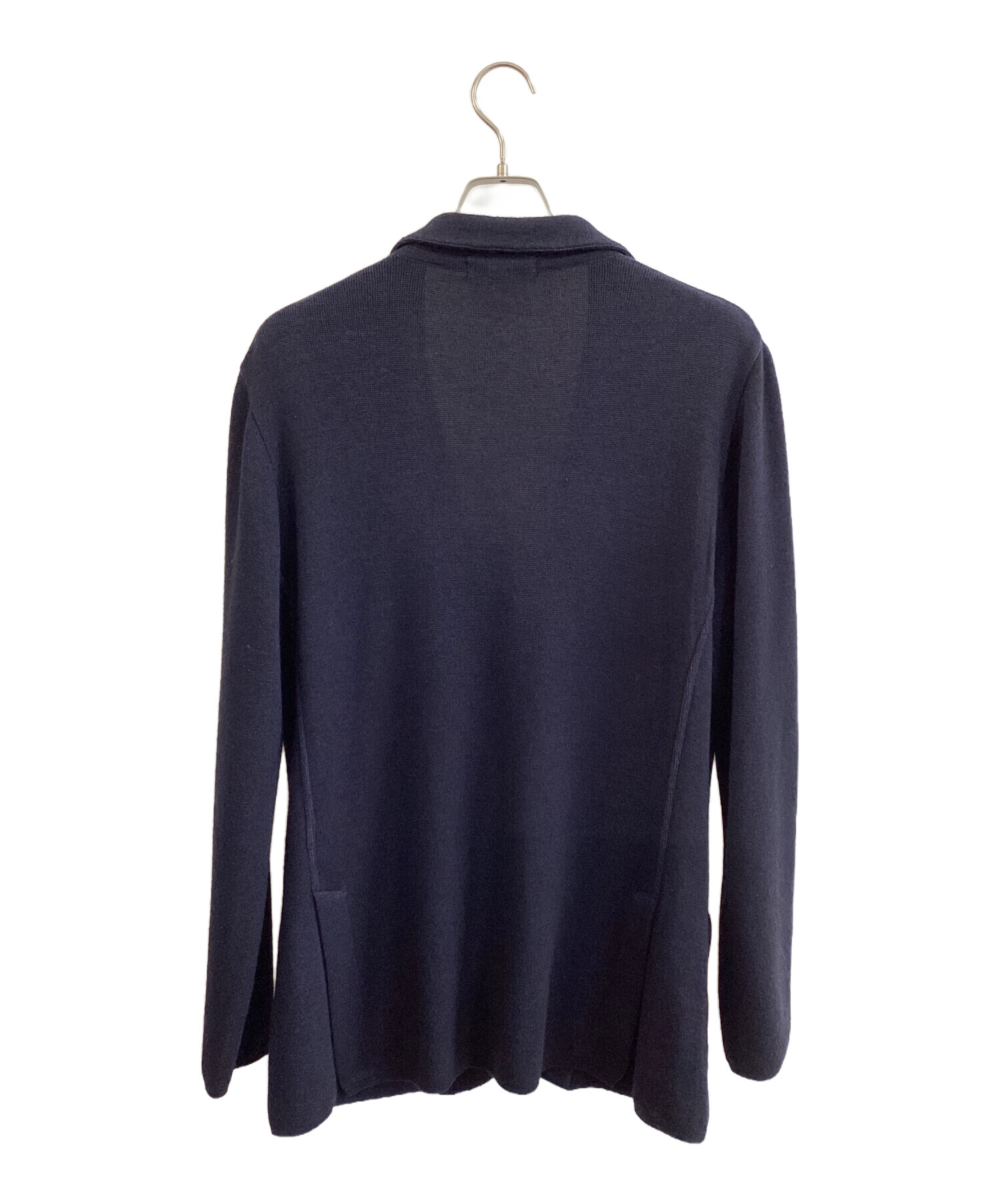 中古・古着通販】LARDINI (ラルディーニ) ニットジャケット ネイビー 