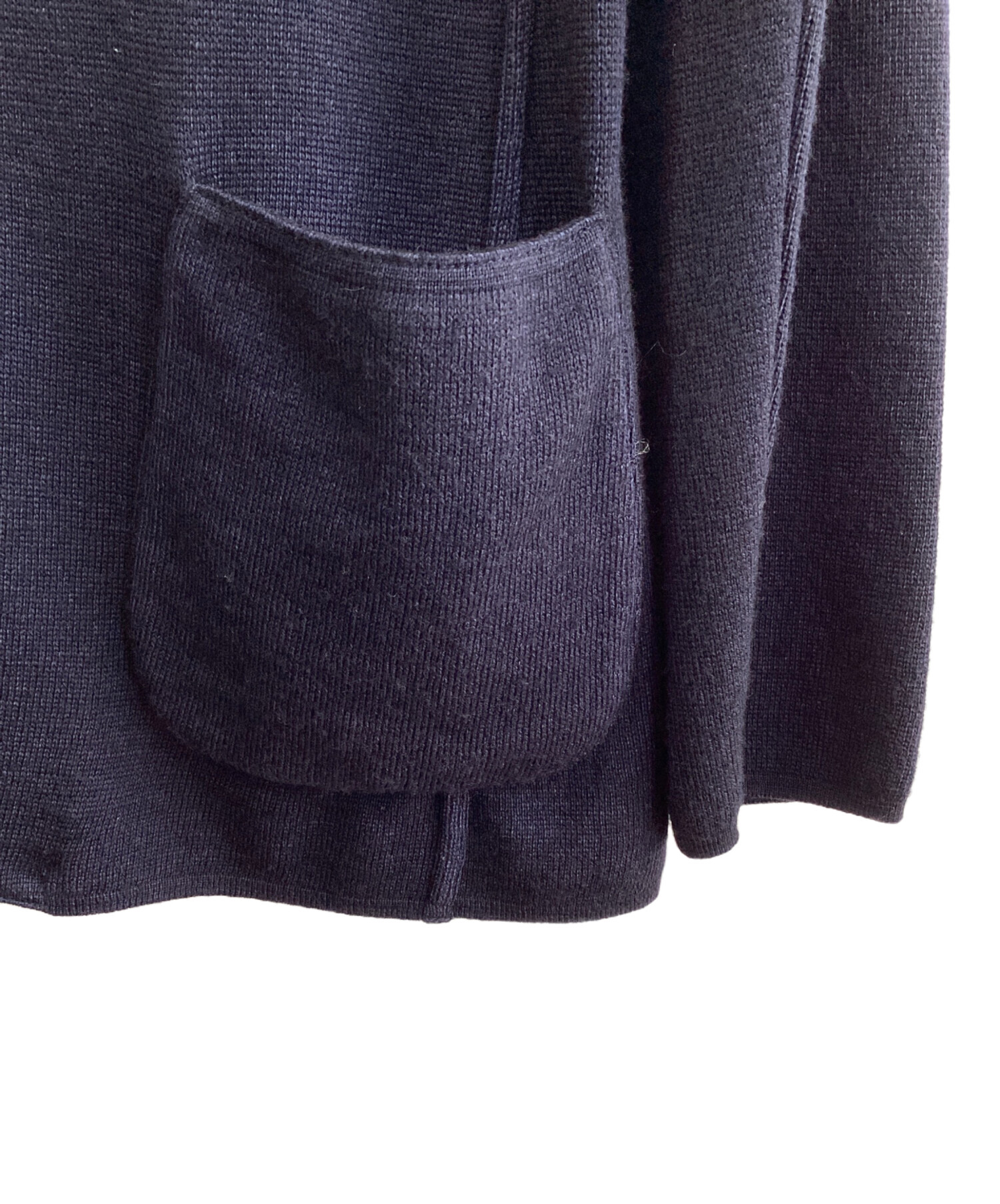 中古・古着通販】LARDINI (ラルディーニ) ニットジャケット ネイビー 