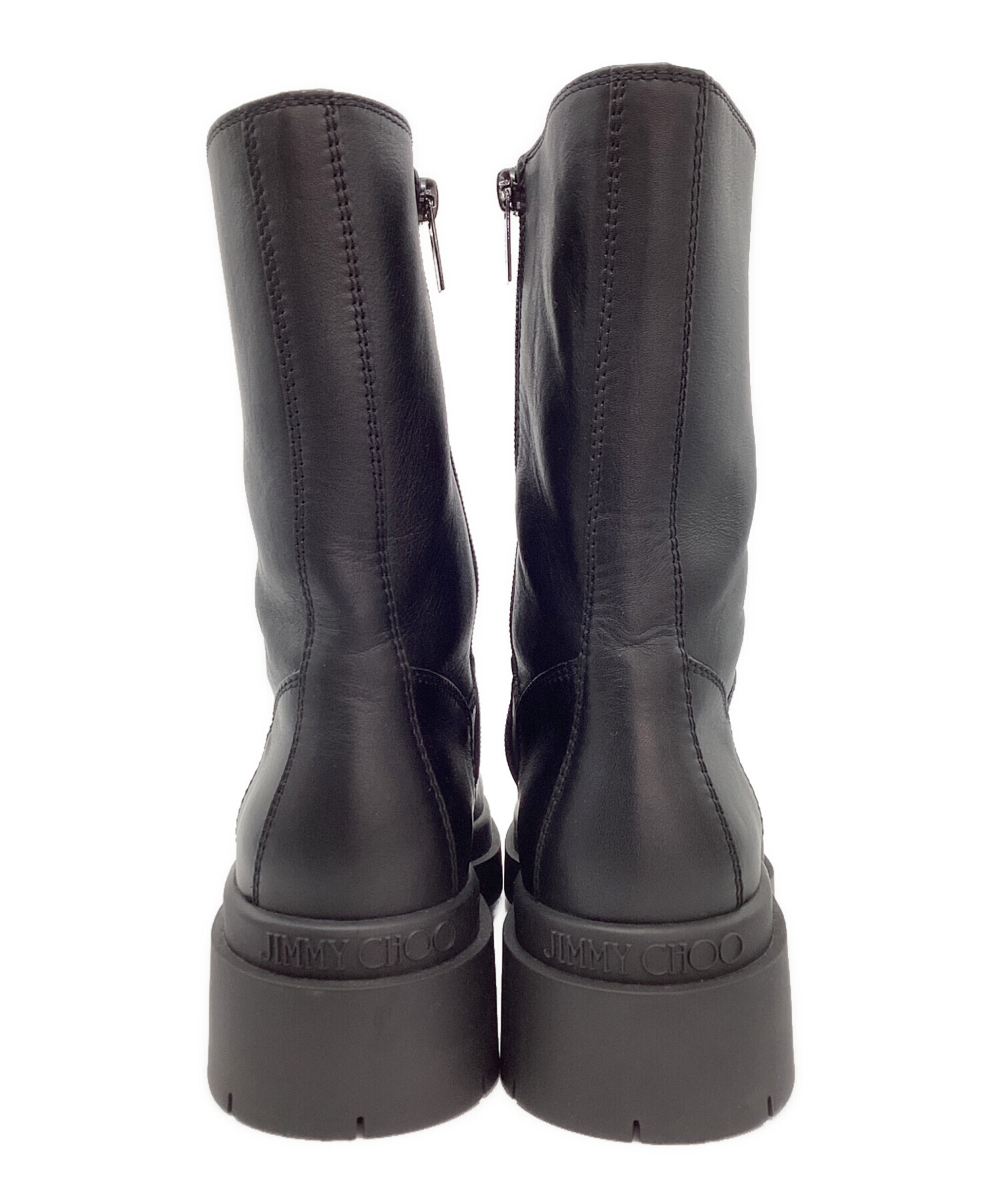 中古・古着通販】JIMMY CHOO (ジミーチュウ) ブーツ ブラック サイズ