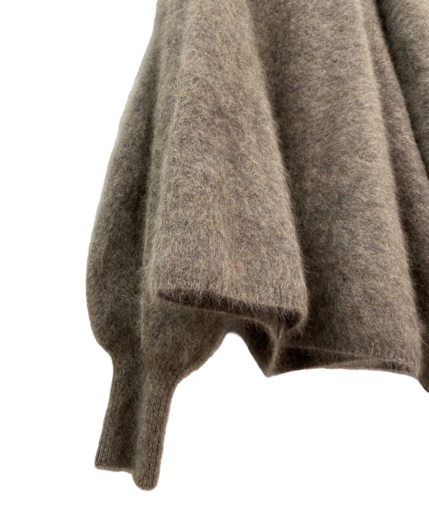 中古・古着通販】Noble (ノーブル) ファーニットパフカーディガン