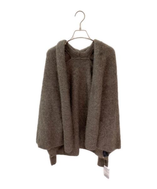 美品 NOBLE ノーブル ファーニットパフカーディガン ブラウン 3090058234004903_01_2367w.jpeg