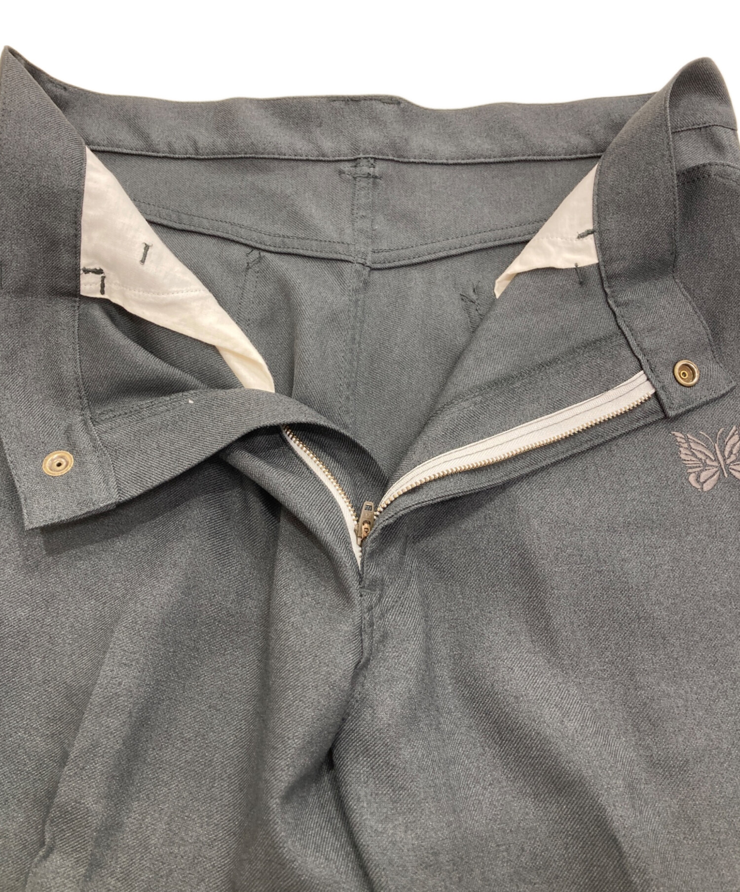 中古・古着通販】Needles (ニードルズ) フレアパンツ グレー サイズ:L