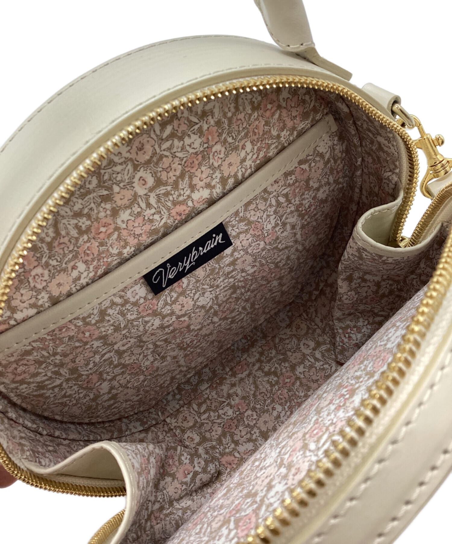 中古・古着通販】Verybrain (ベリーブレイン) Leather round mini bag 
